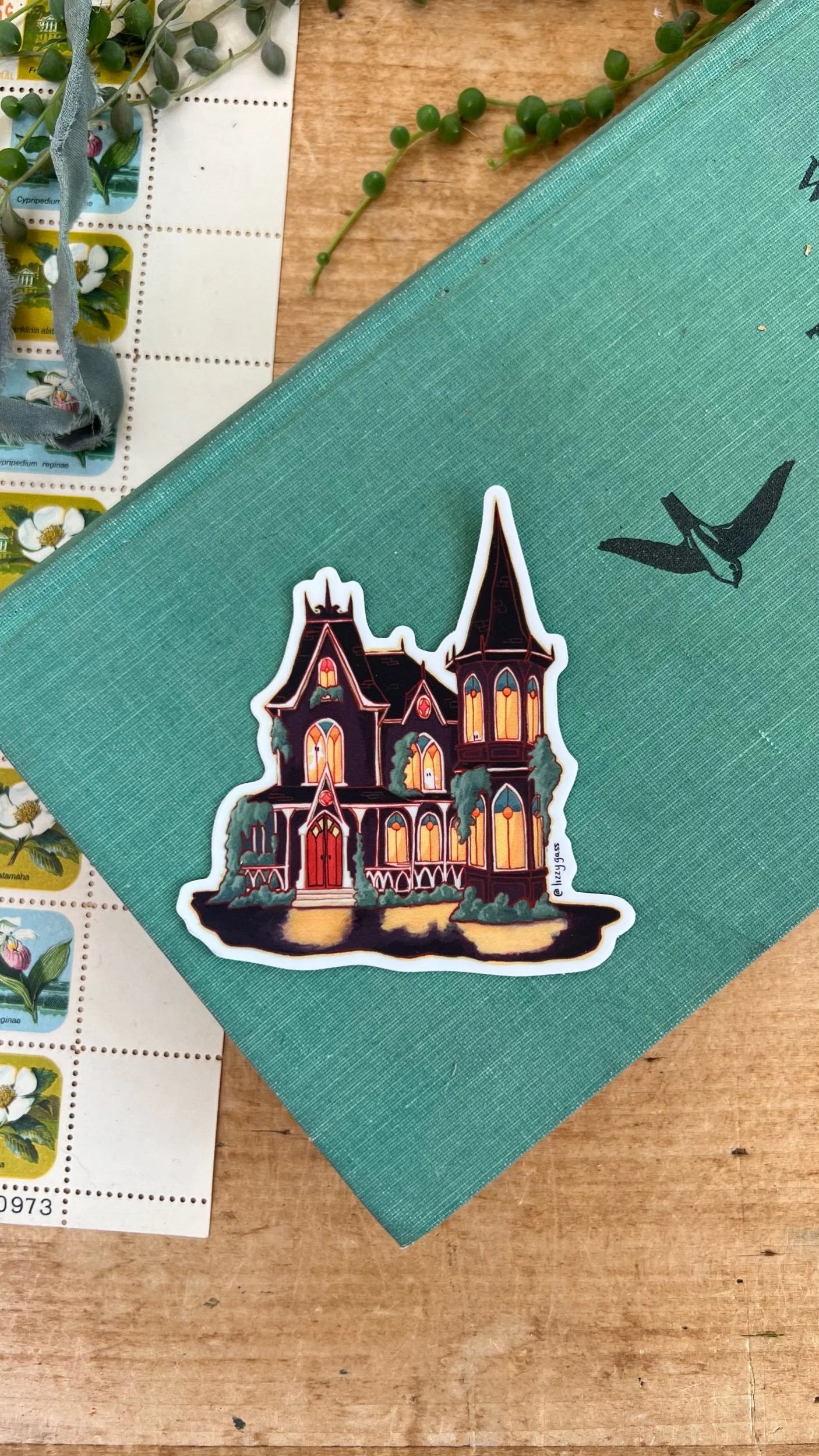 The Gothic Witch's Cottage Sticker