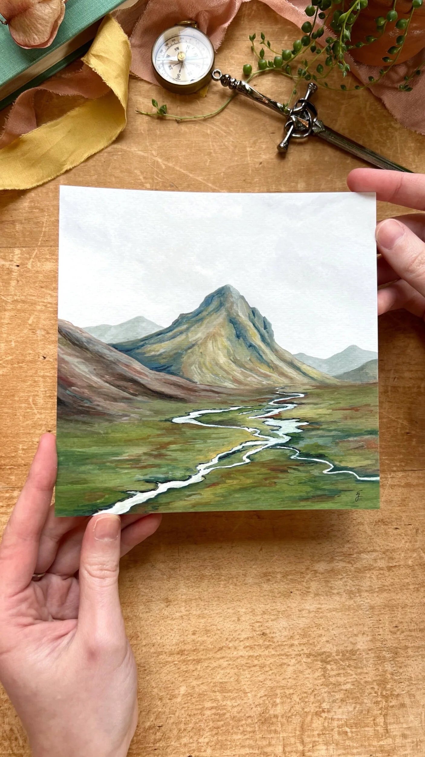 Meandering Paths Print
