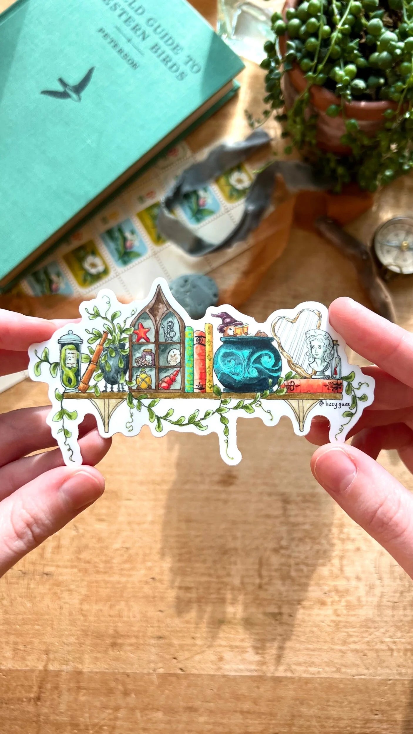 The Mini Sea Witch's Shelf Sticker