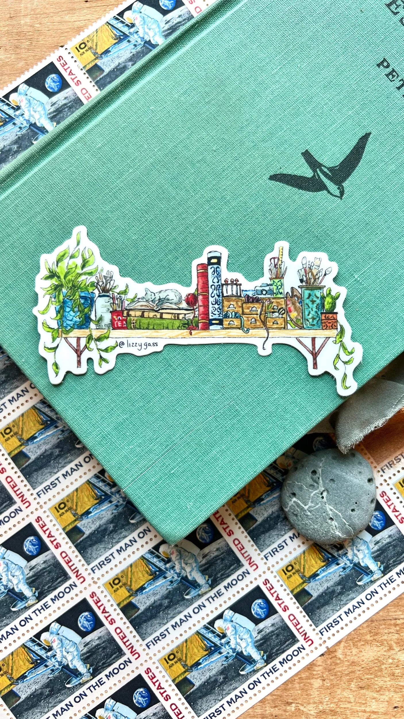 The Mini Artist's Shelf Sticker
