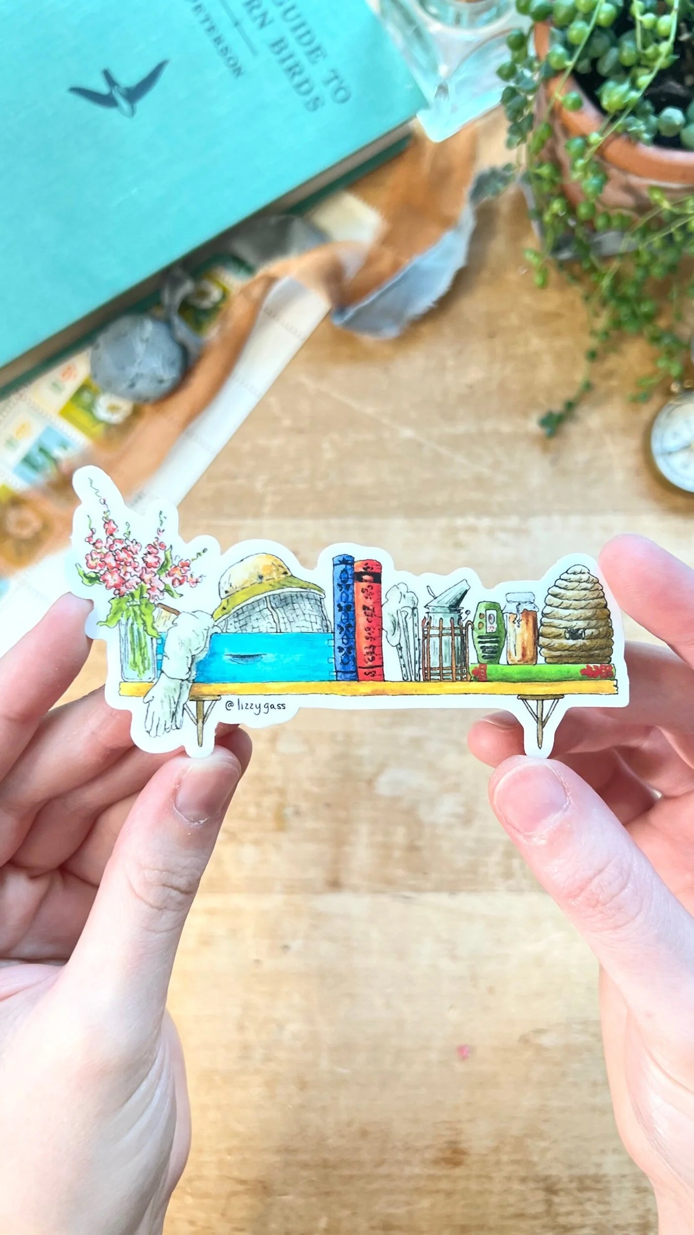 The Mini Beekeeper's Shelf Sticker