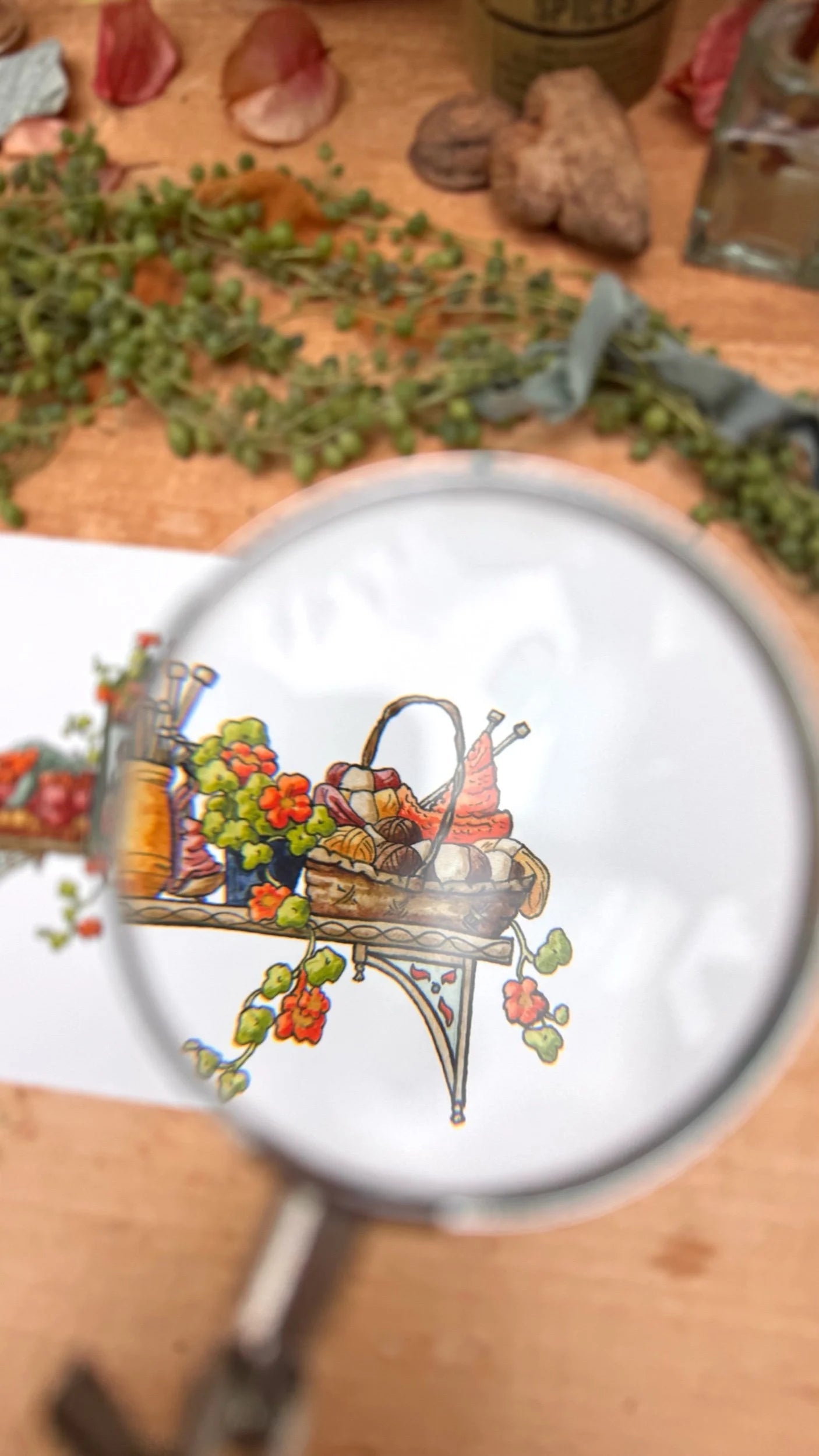 The Mini Fiber Artist's Shelf Giclée Print