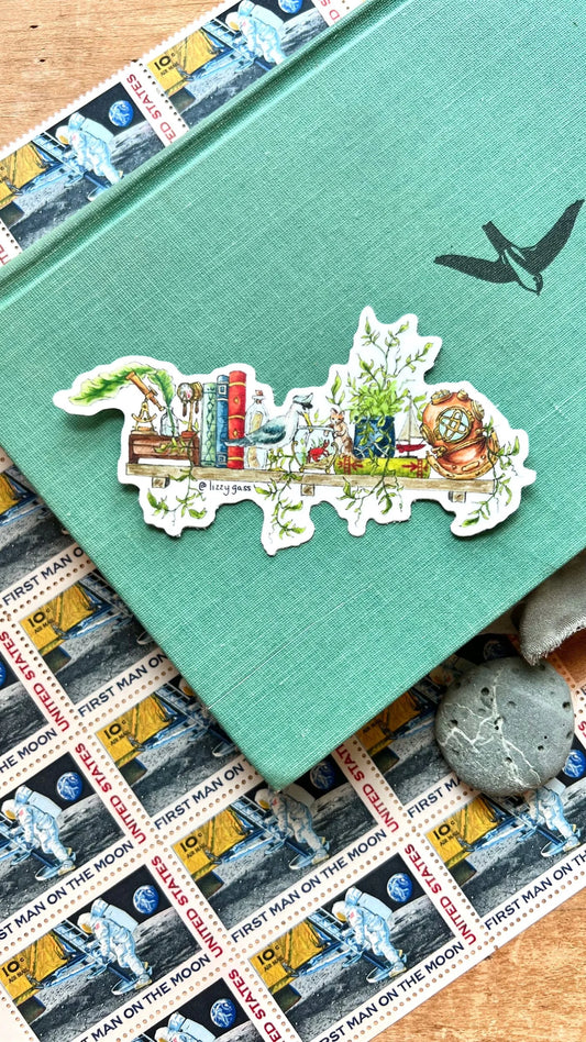 The Mini Sailor's Shelf Sticker