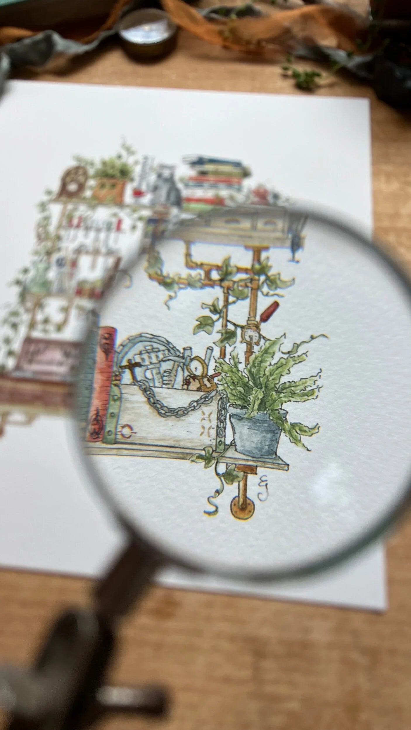 The Inventor's Shelves Giclée Print