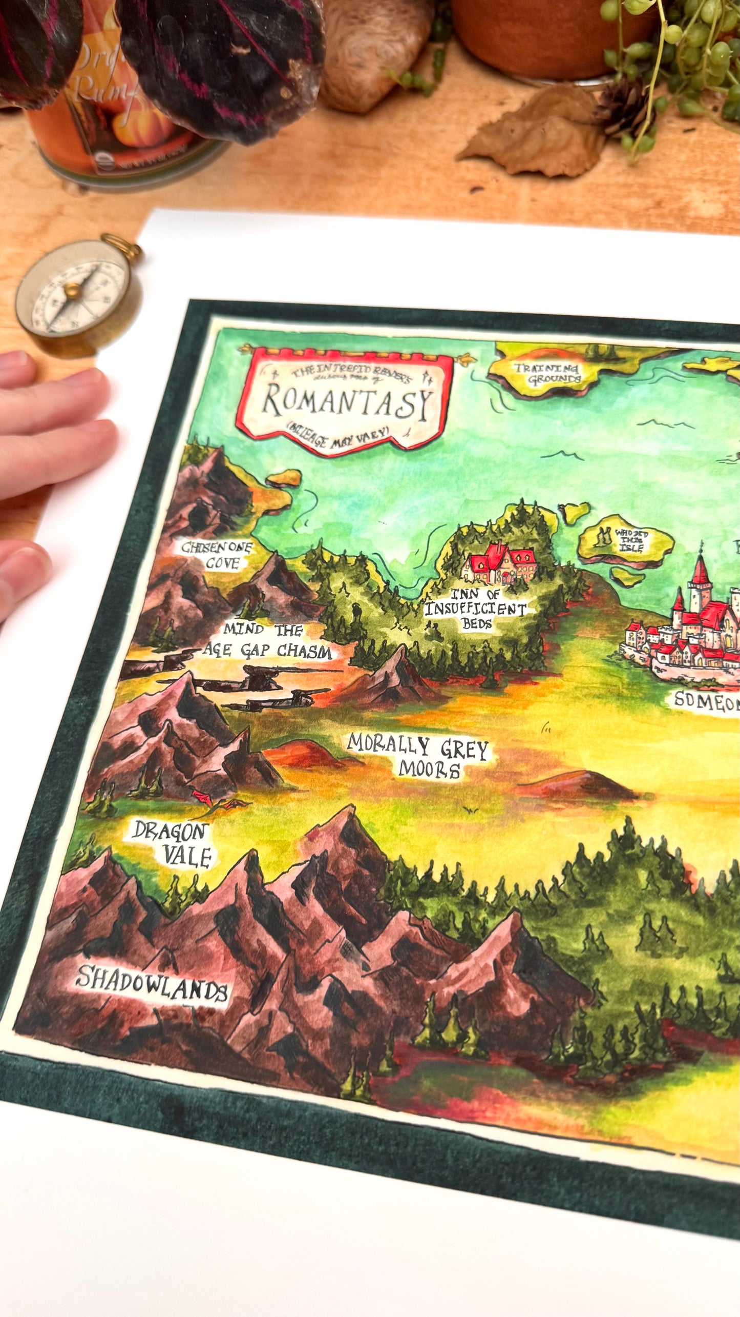 Dubious Map of Romantasy Print