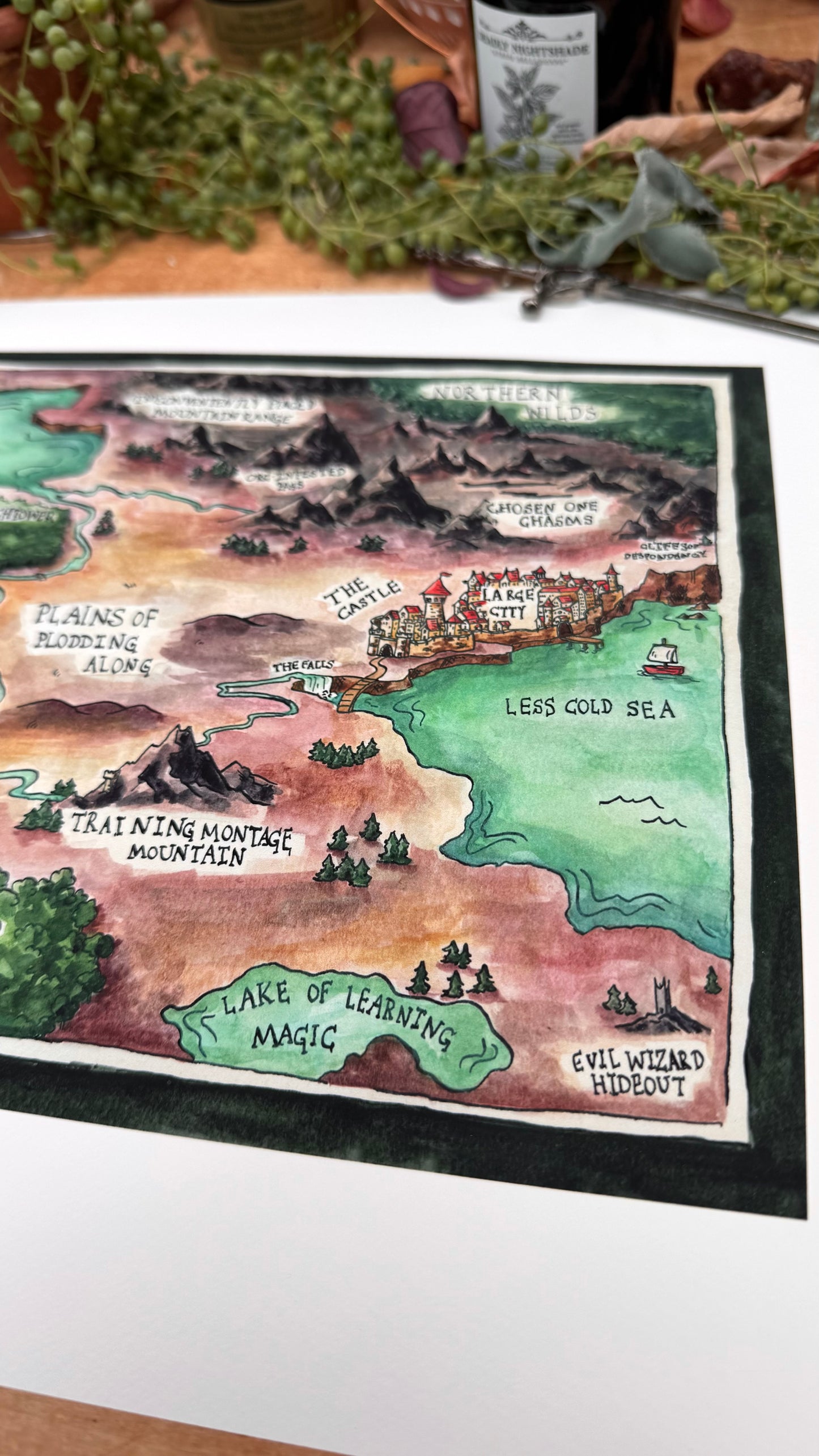 Dubious Map of High Fantasy Print