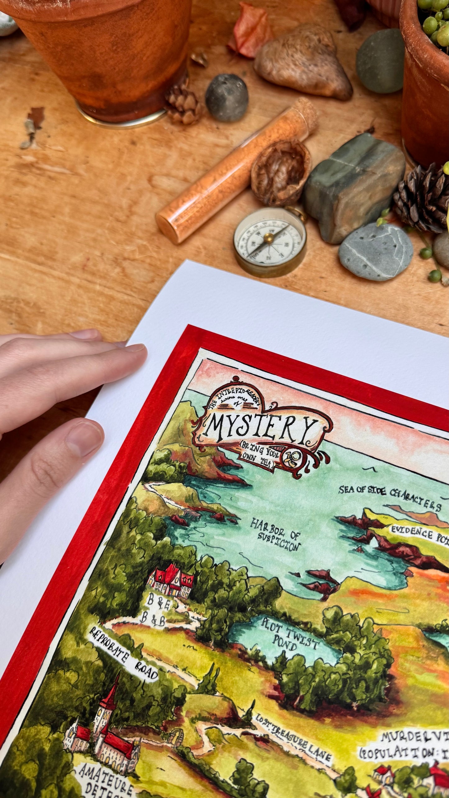 Dubious Map of Mystery Print