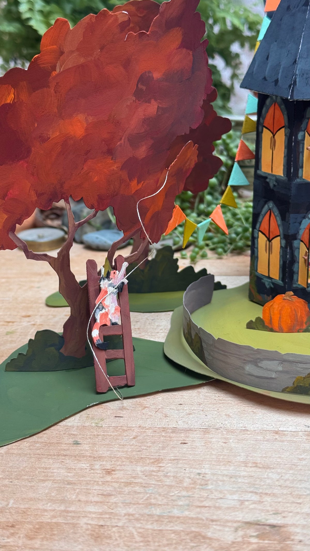 Halloween Mansion Countdown Calendar Kit