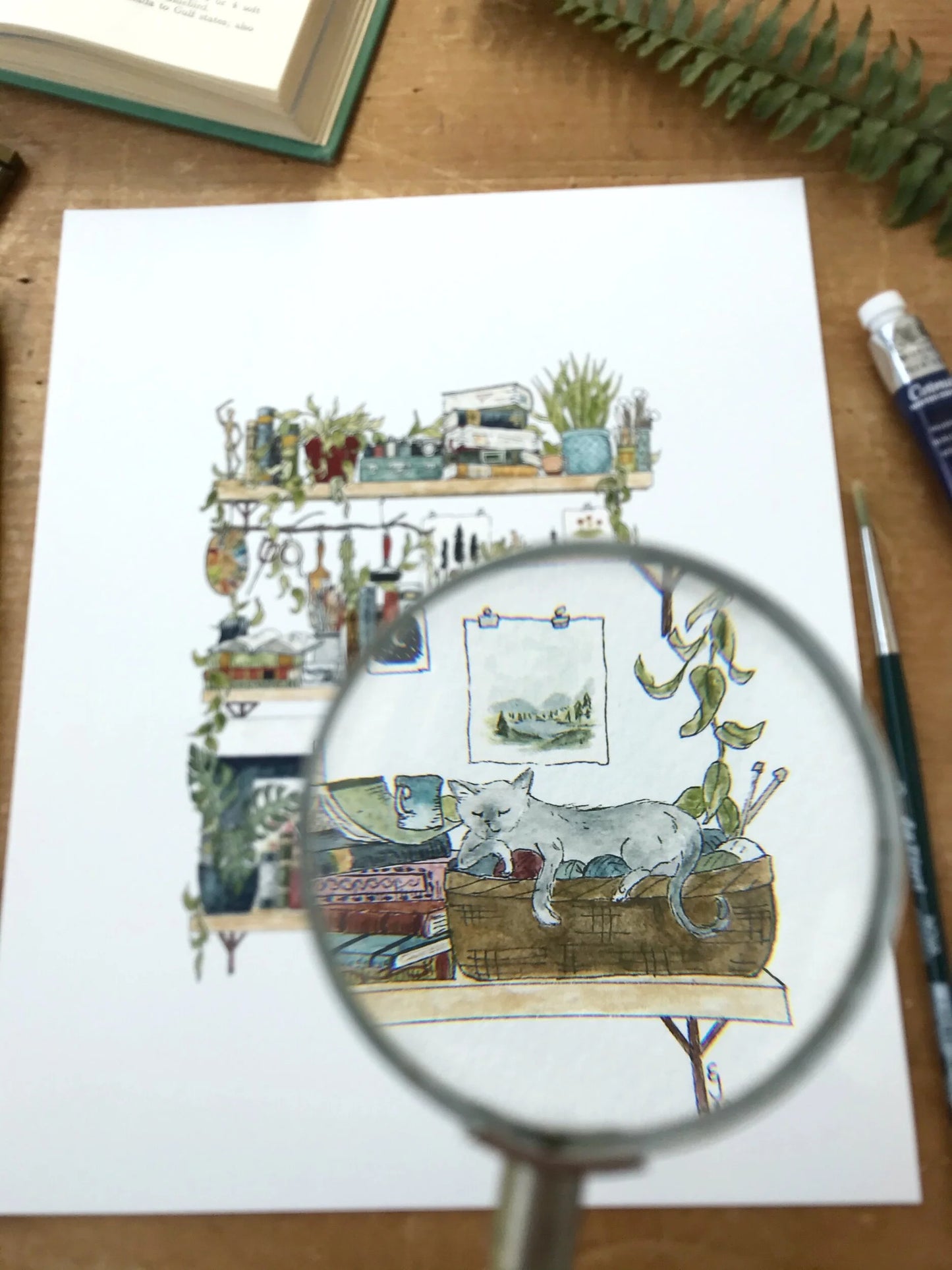 The Artist's Shelves Giclée Print
