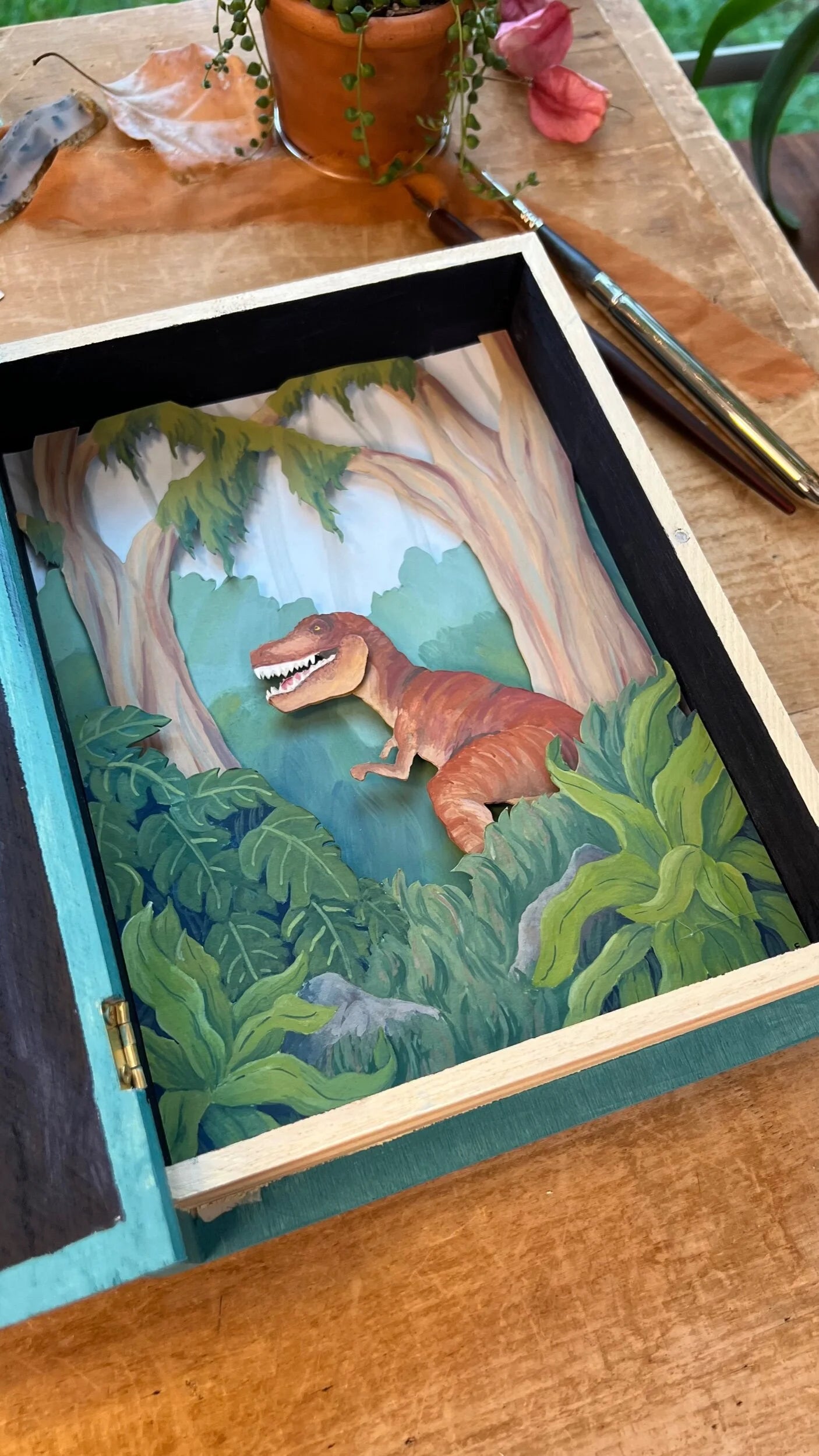 Original Elementary Lessons On Dinosaurs Diorama