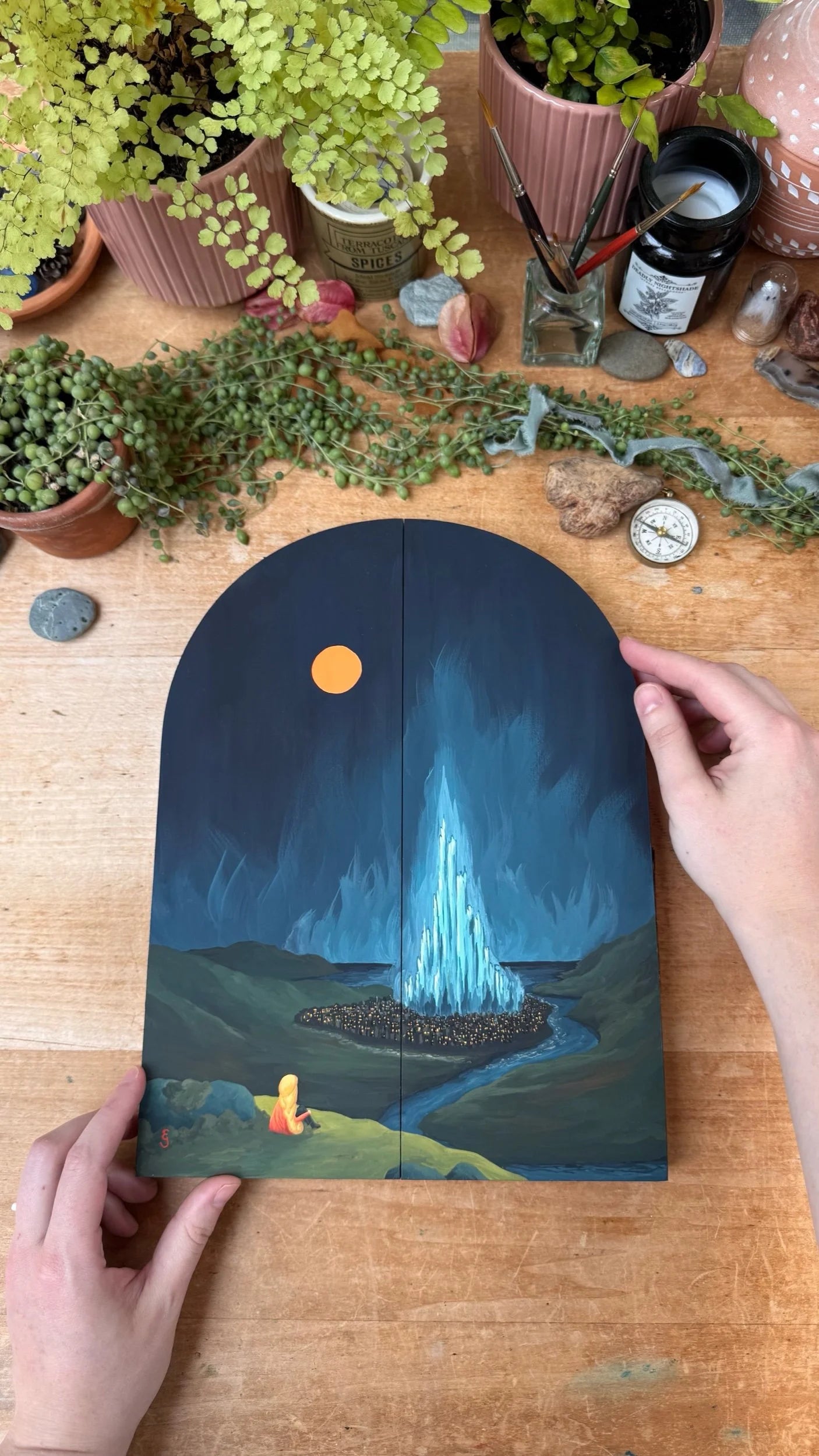 Throne of Glass Original Painting