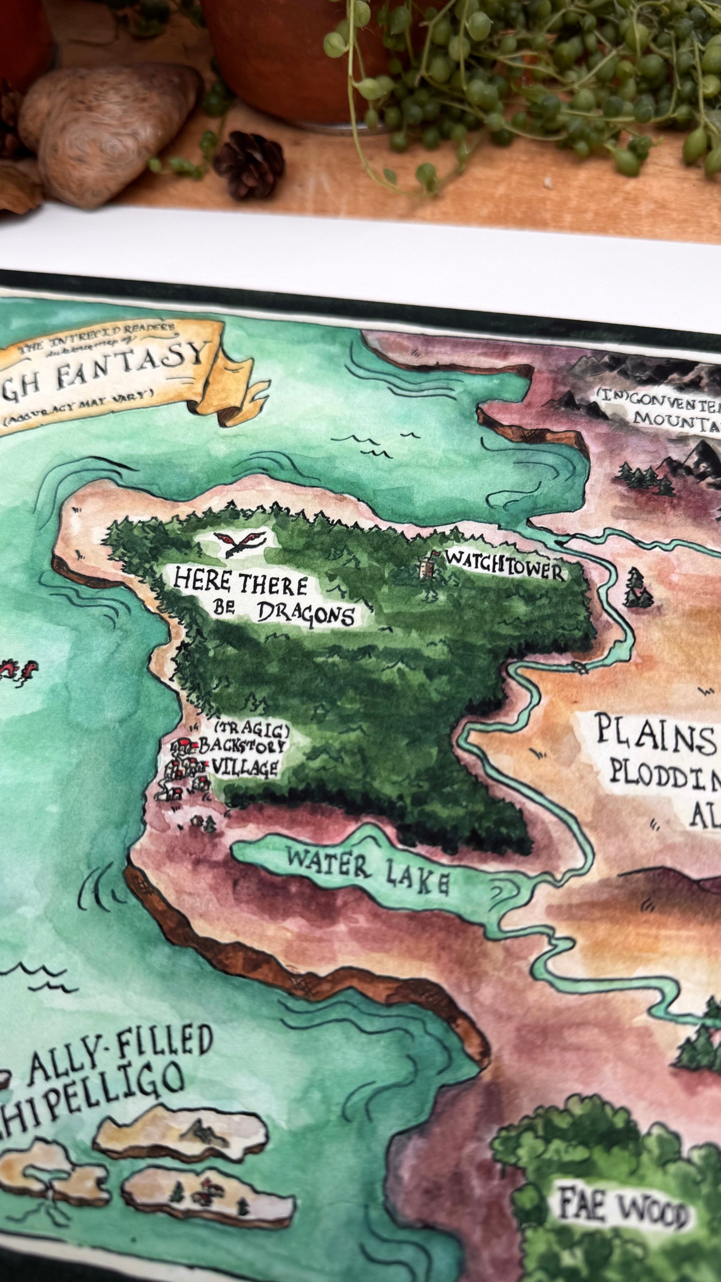 Dubious Map of High Fantasy Print