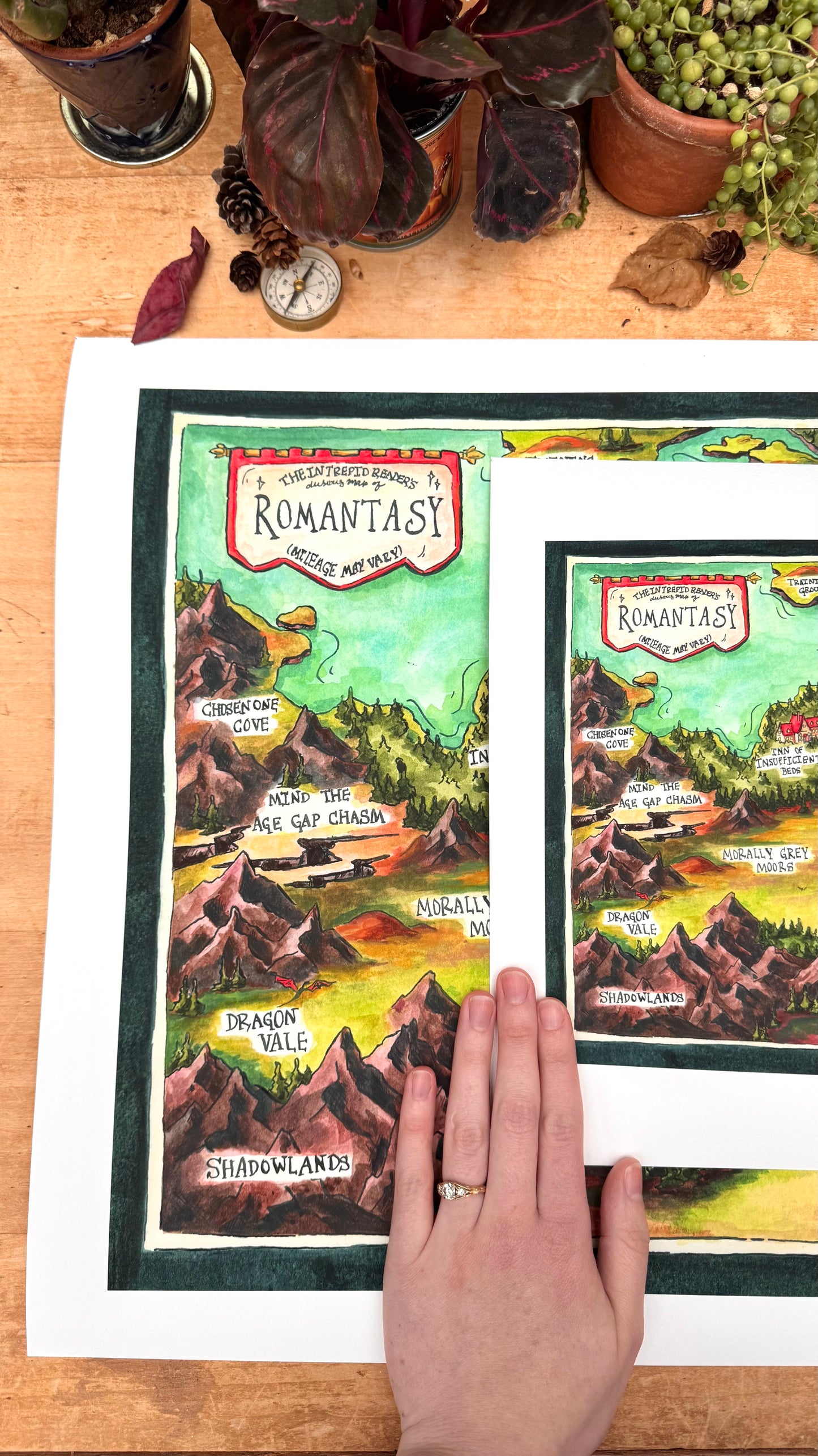 Dubious Map of Romantasy Print