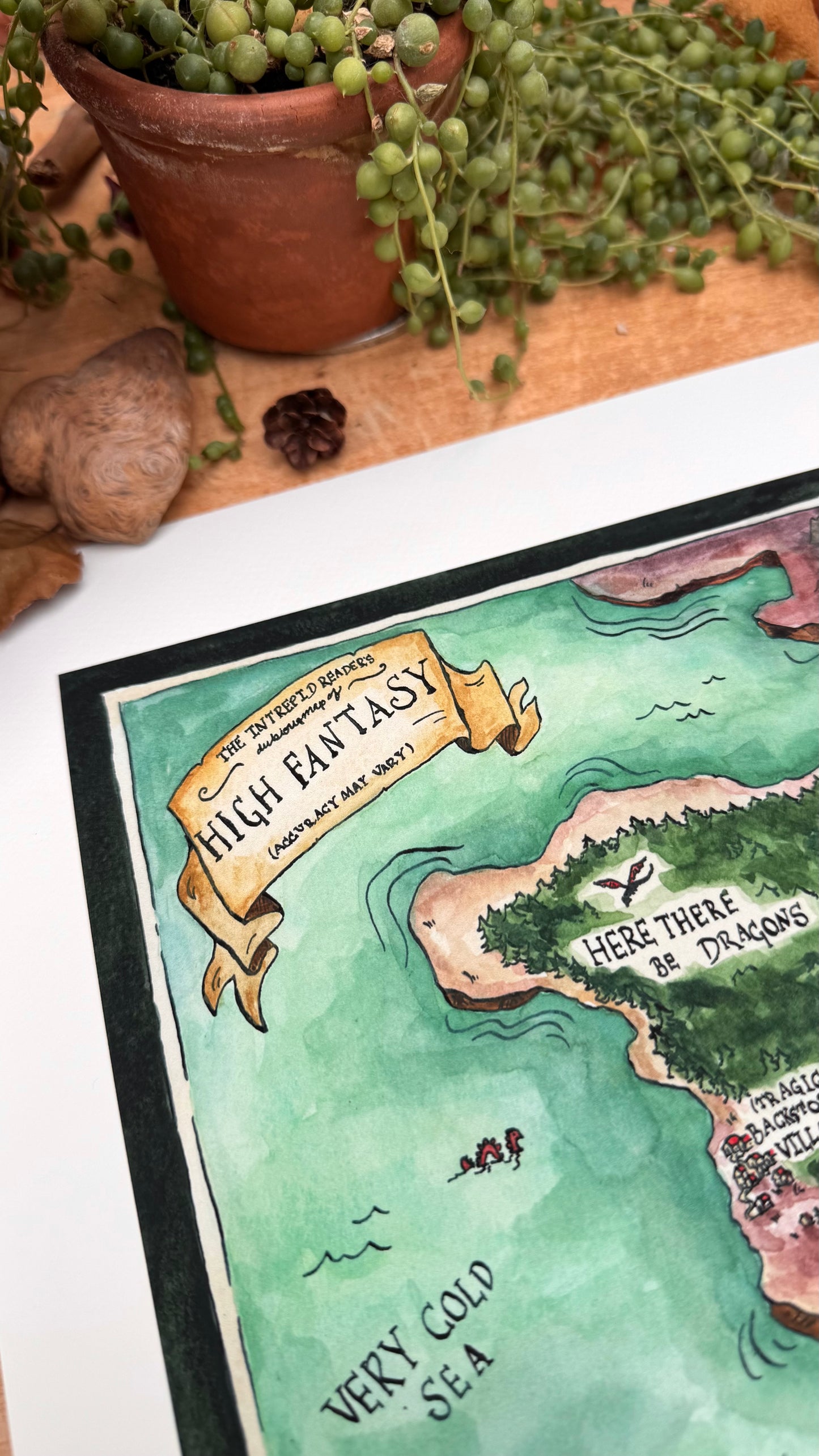 Dubious Map of High Fantasy Print
