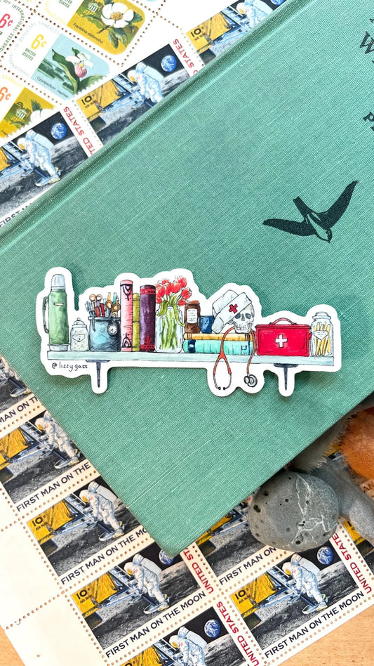 The Mini Nurse's Shelf Sticker
