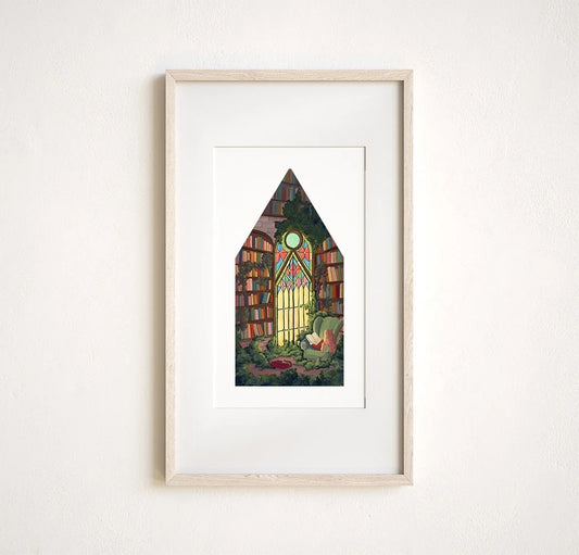 Afternoon Light - Enchanted Library Print