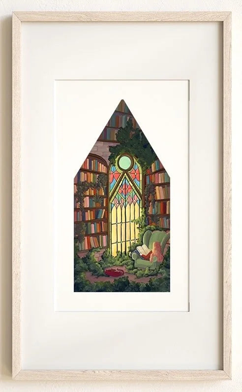 Afternoon Light - Enchanted Library Print