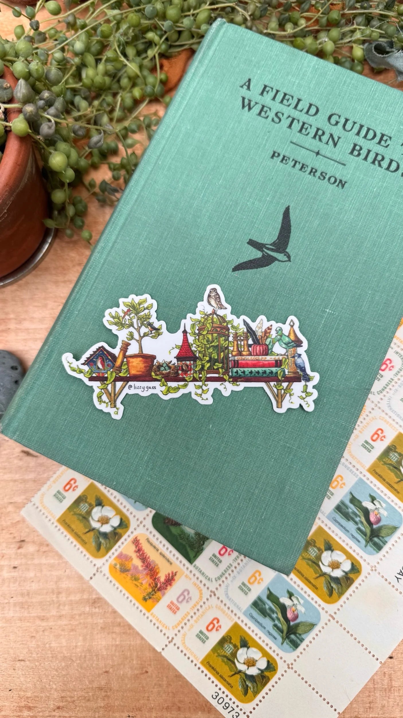 The Mini Ornithologist's Shelf Sticker