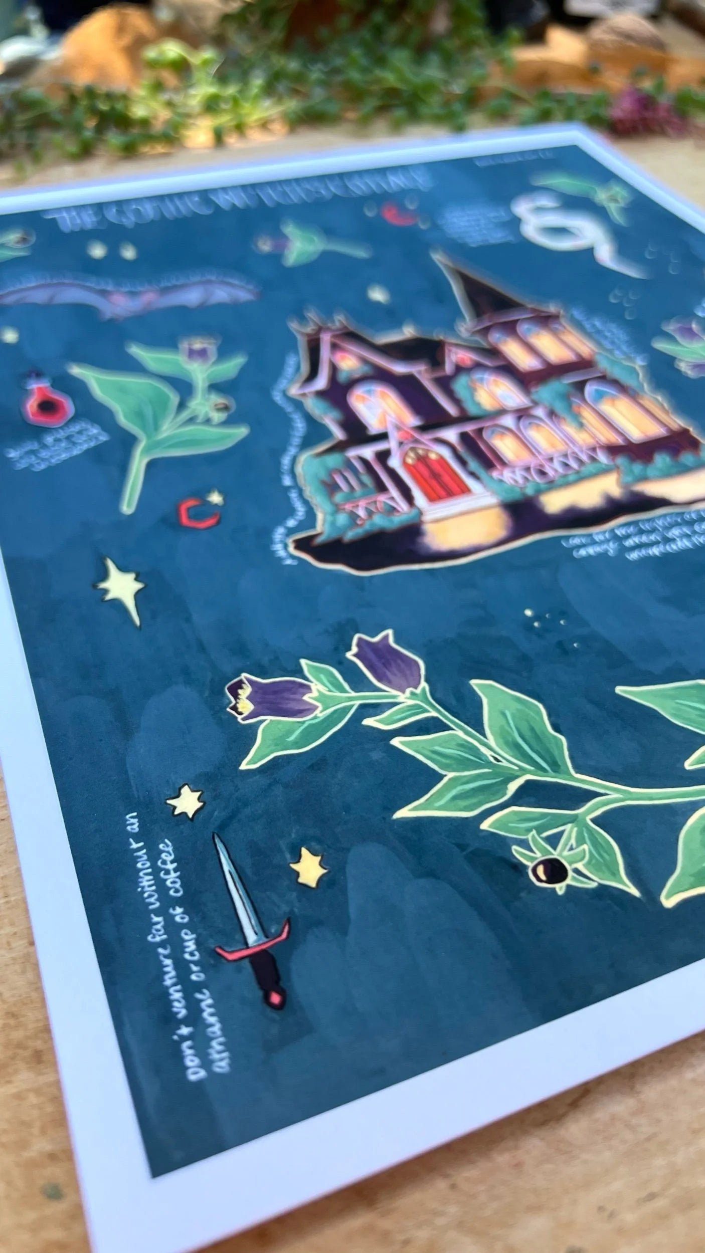 The Gothic Witch's Cottage Field Report Giclée Print