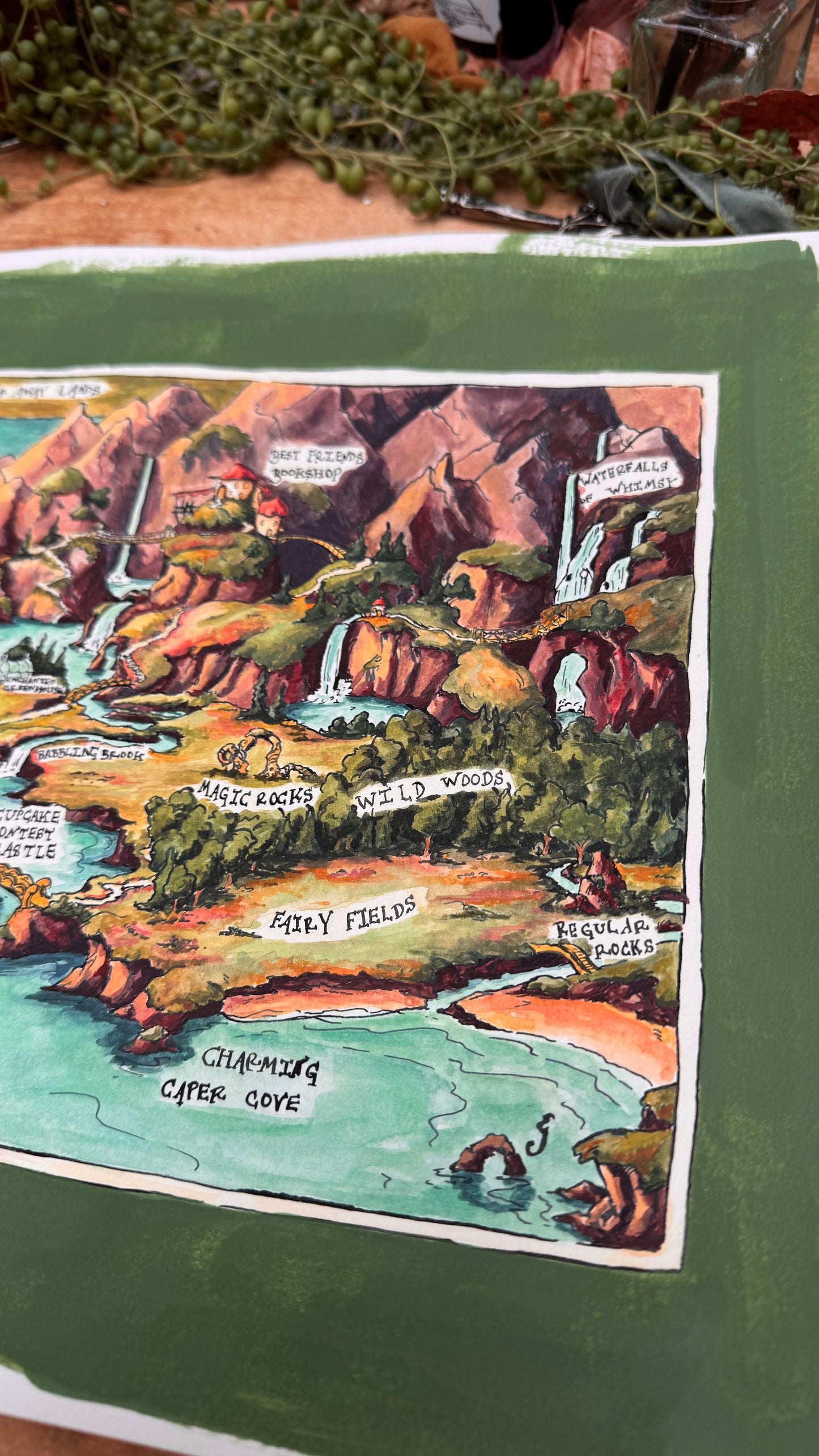 Original Dubious Map of Cozy Fantasy