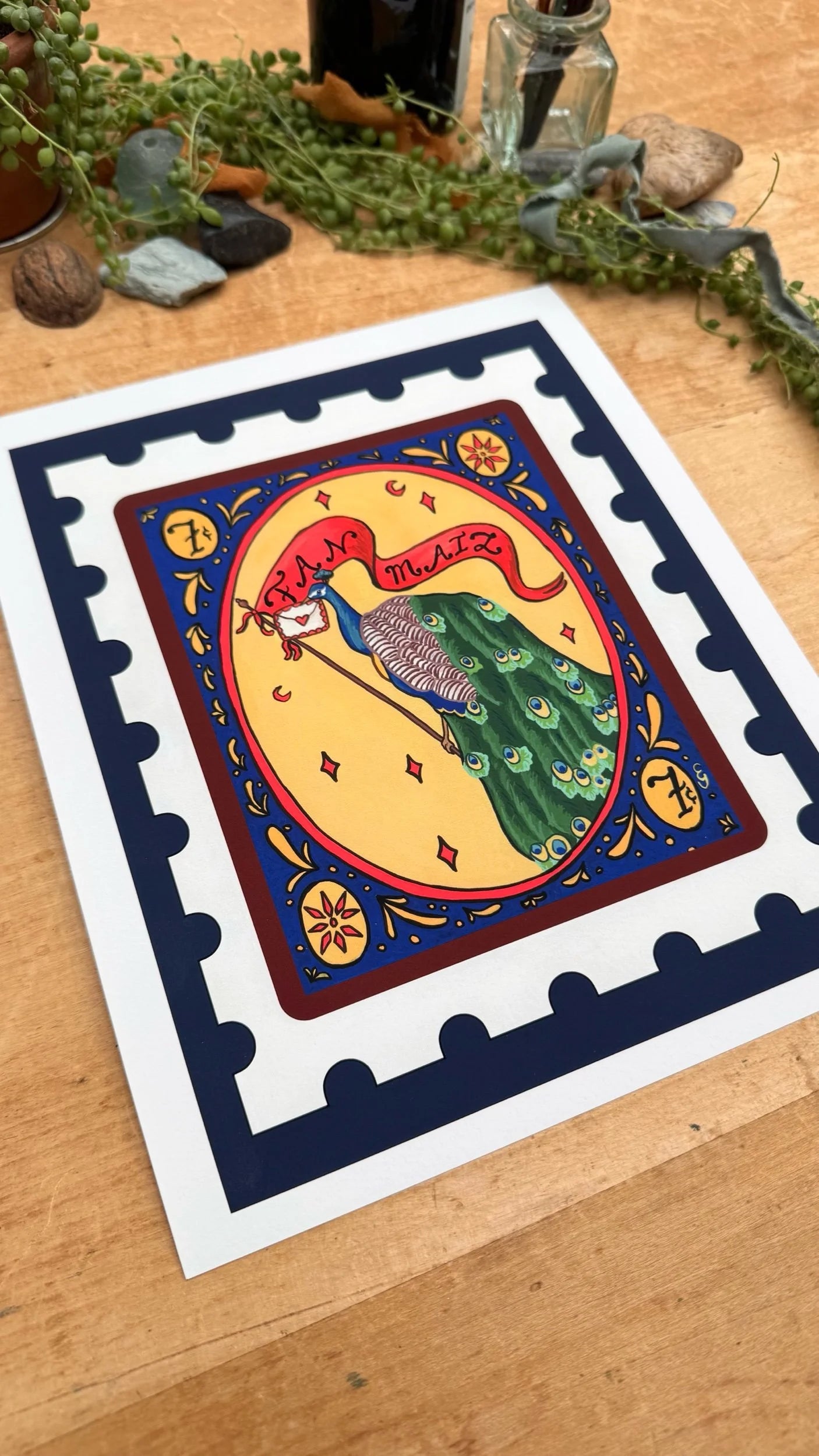 Fan Mail Stamp Print