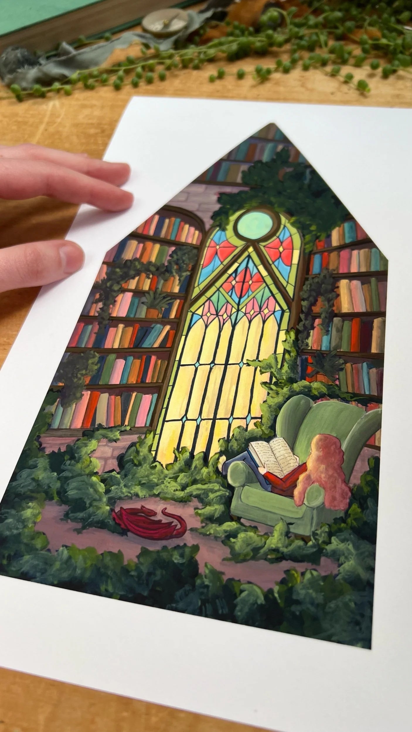 Afternoon Light - Enchanted Library Print