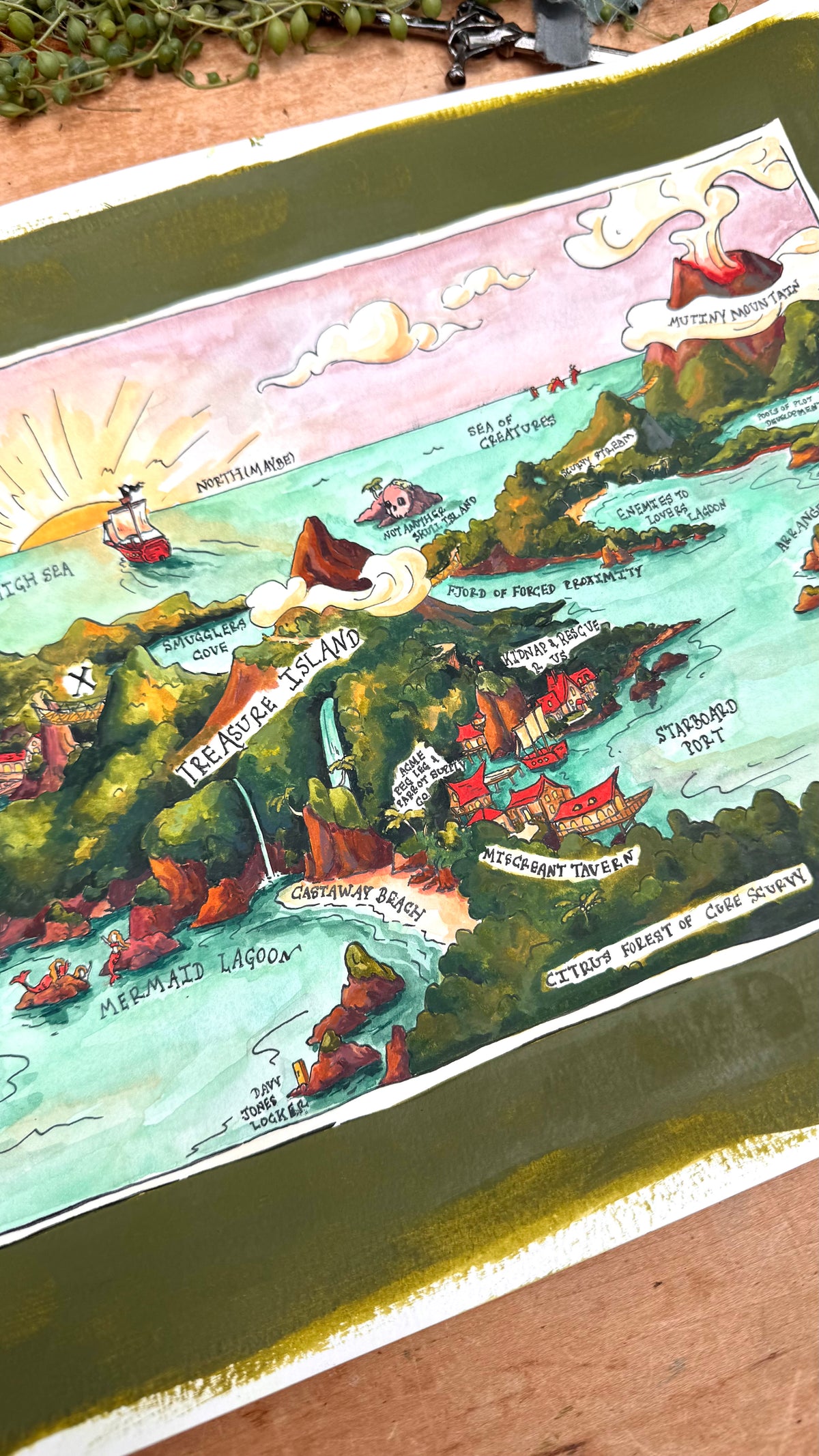 Original Dubious Map of Swashbuckling