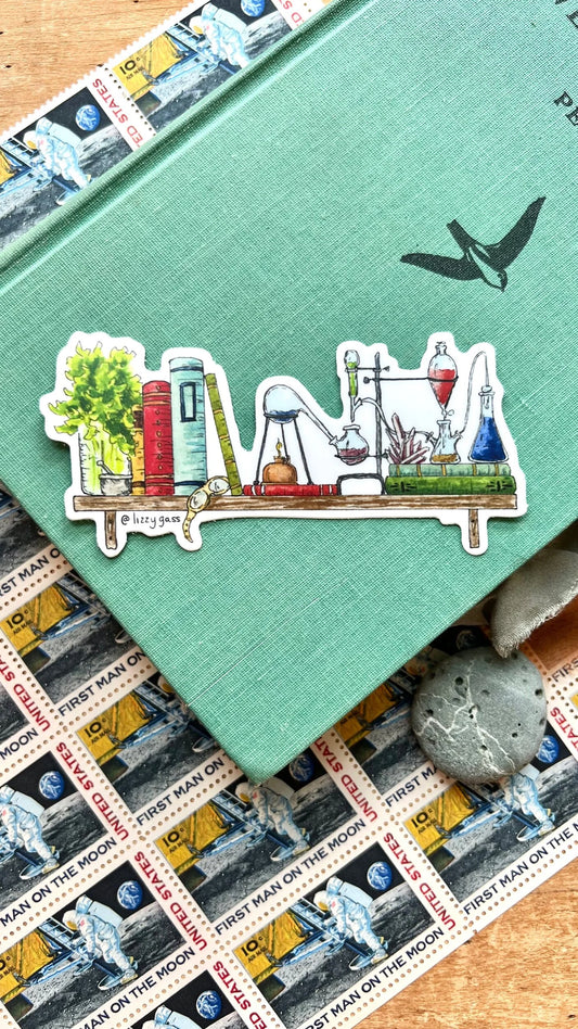 The Mini Chemist's Shelf Sticker
