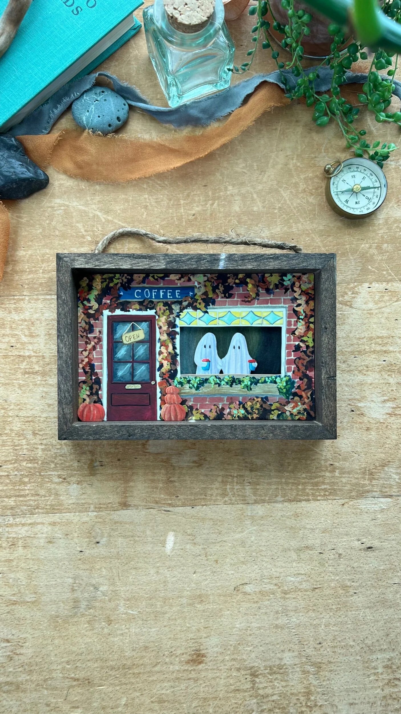 People Watching Diorama Print