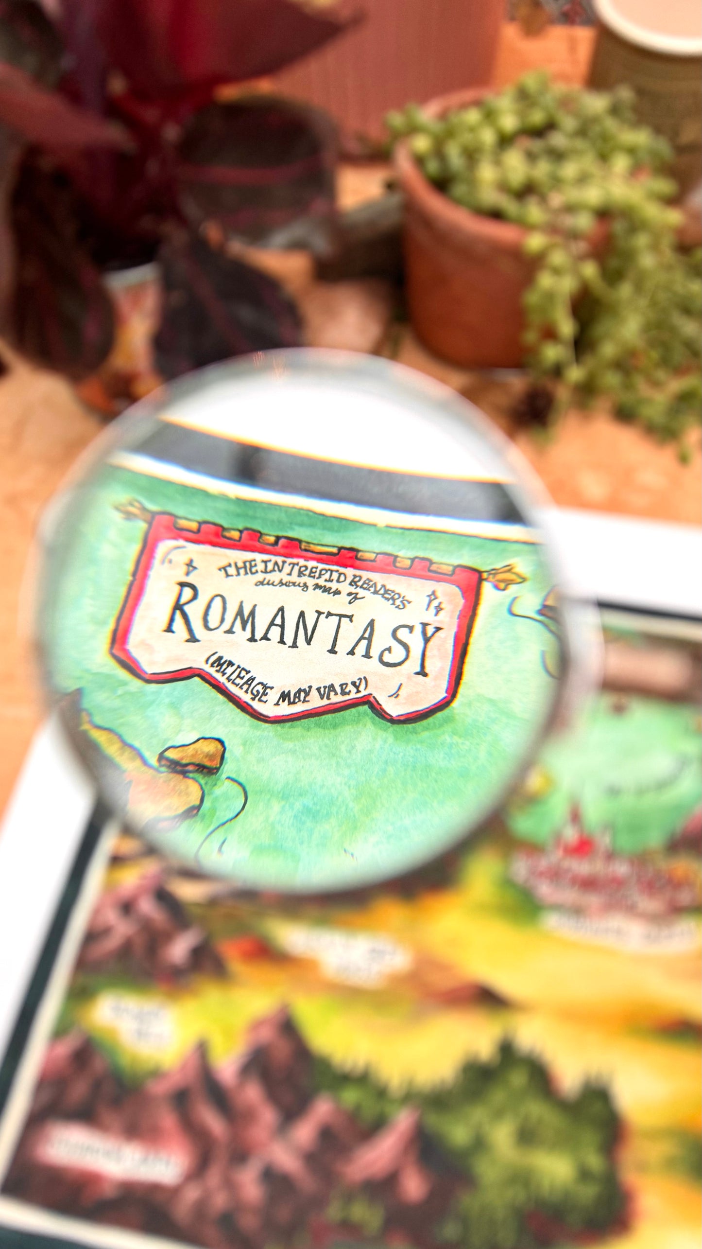 Dubious Map of Romantasy Print