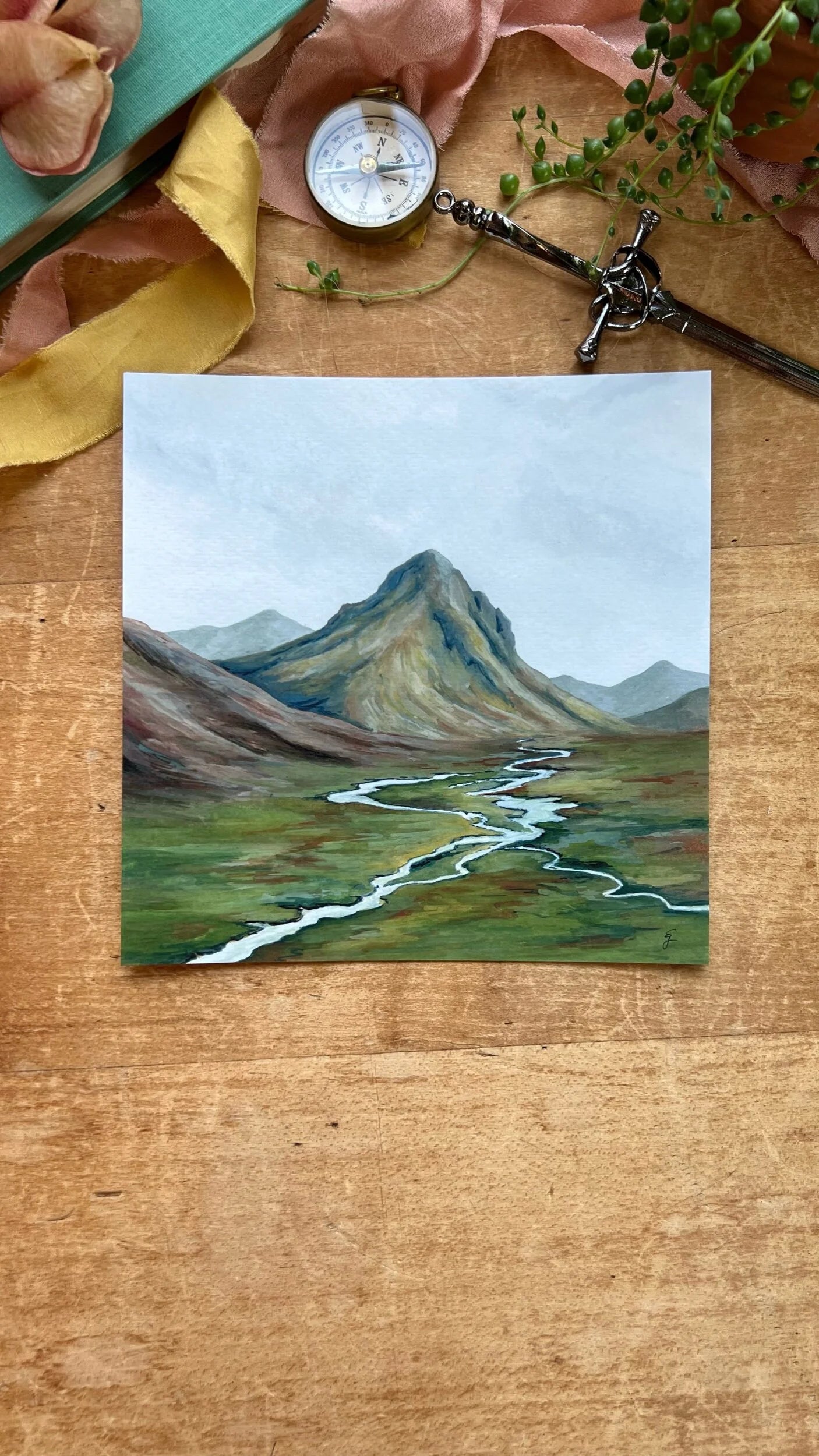 Meandering Paths Print