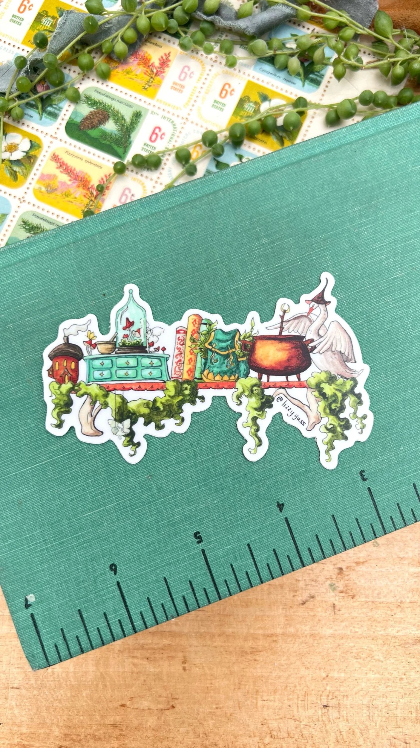 The Mini Fairy Witch's Shelf Sticker