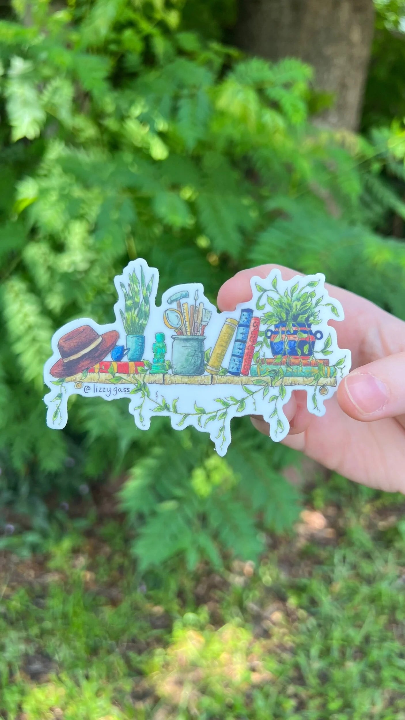 The Mini Archaeologist's Shelf Sticker