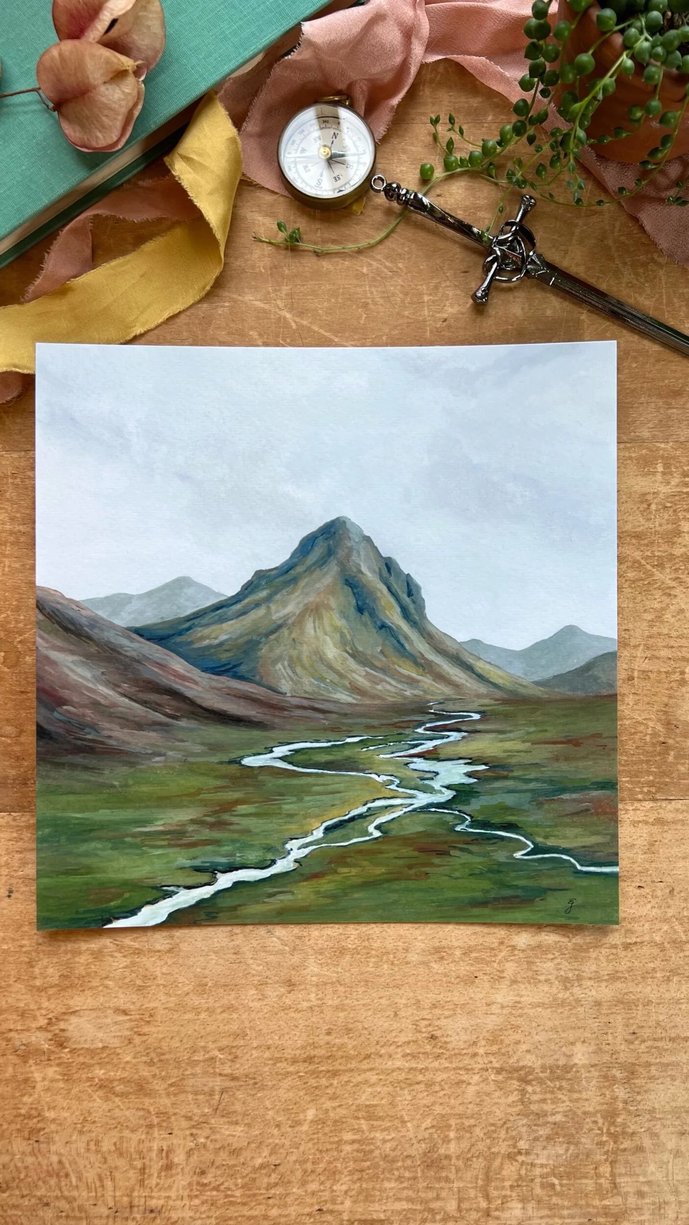 Meandering Paths Print