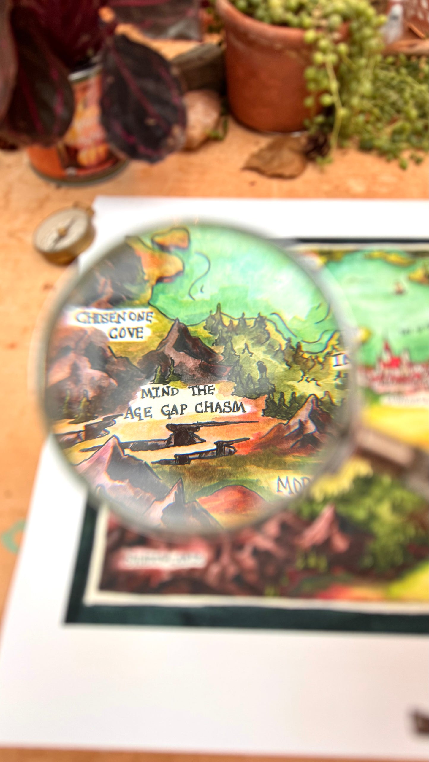 Dubious Map of Romantasy Print