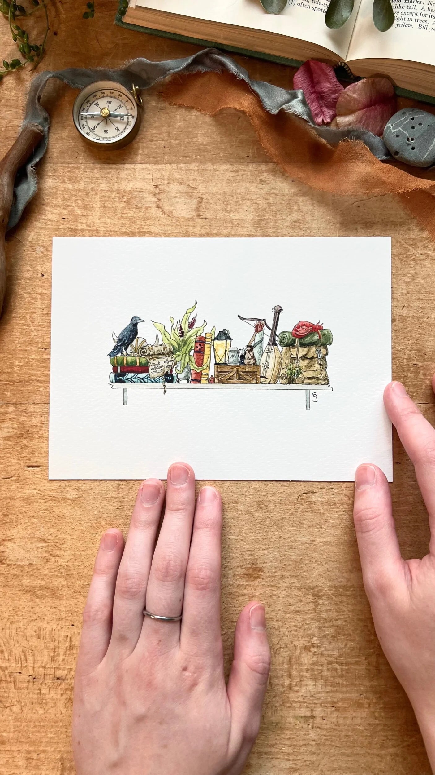 The Mini Adventurer's Shelf Giclée Print