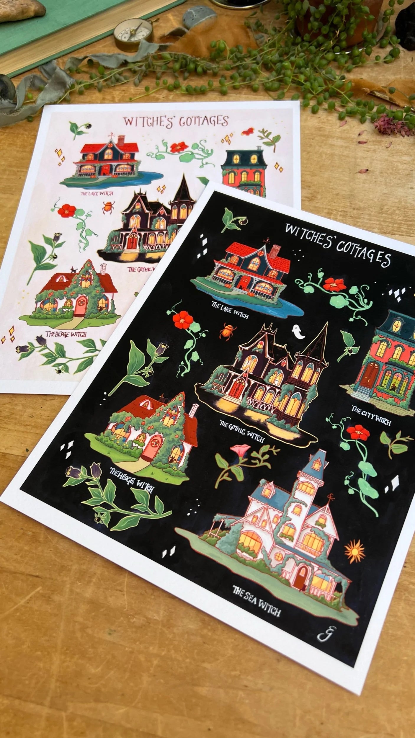 Witches' Cottages Field Report Giclée Print