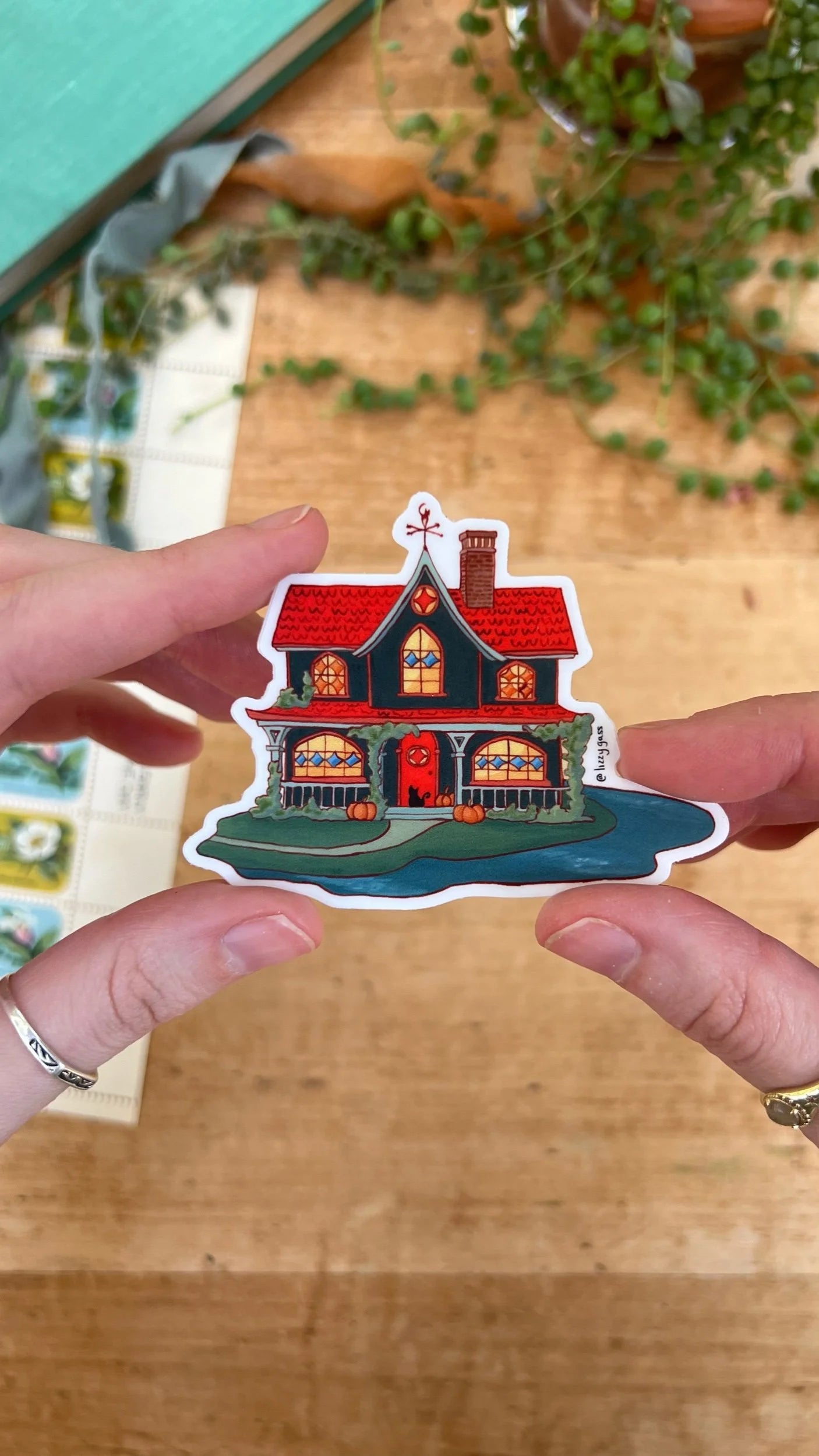 The Lake Witch's Cottage Sticker