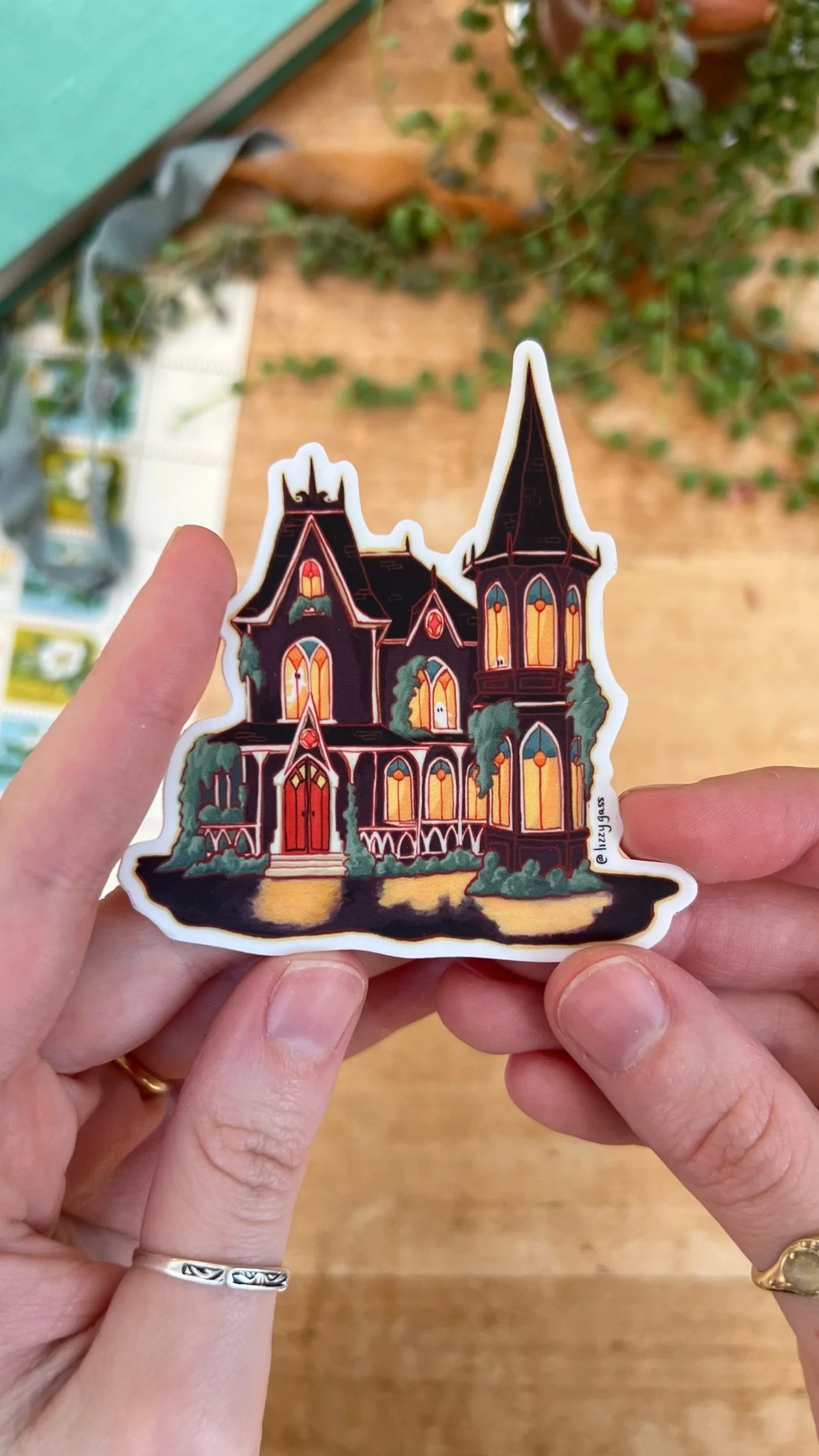 The Gothic Witch's Cottage Sticker