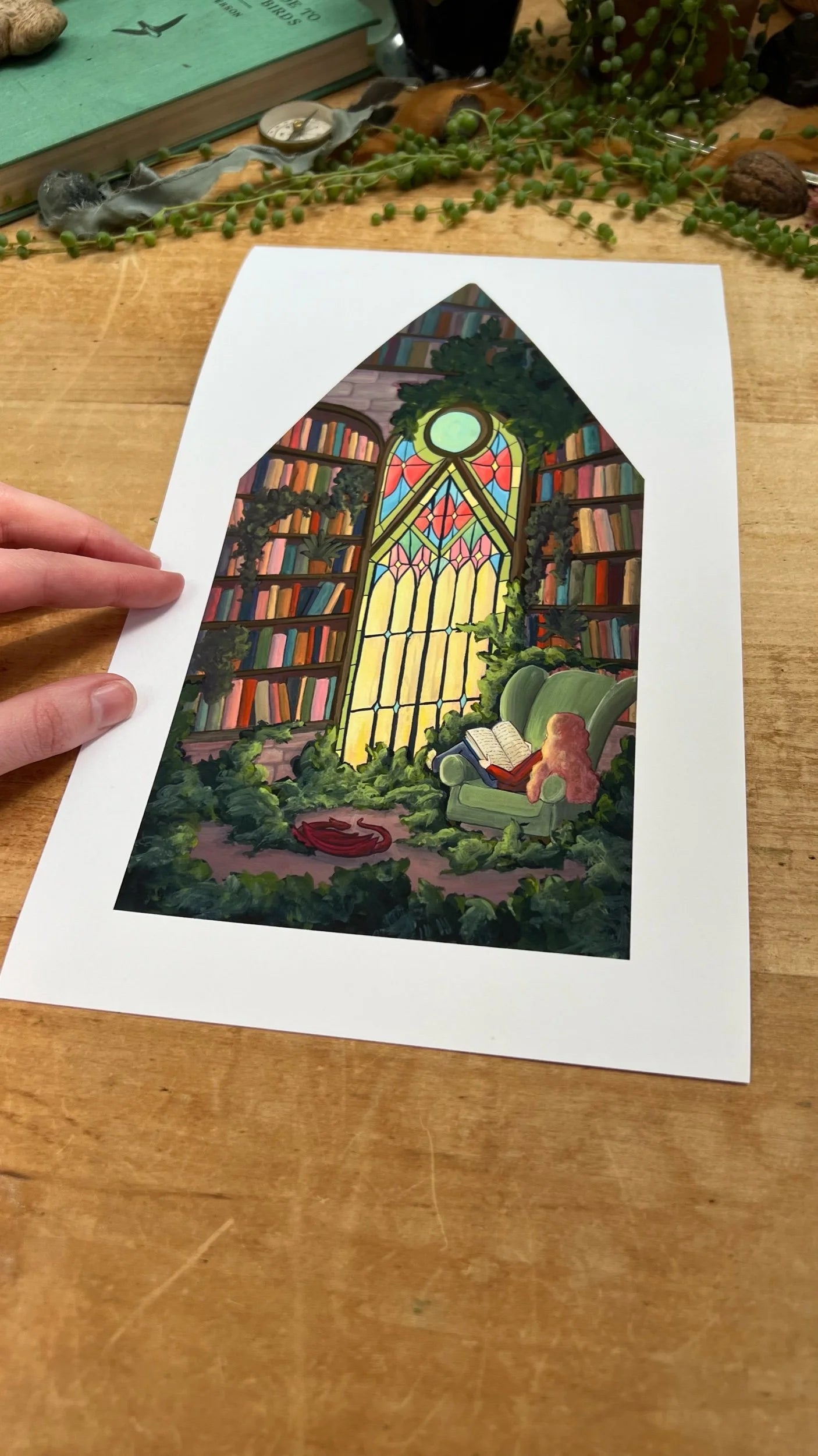 Afternoon Light - Enchanted Library Print