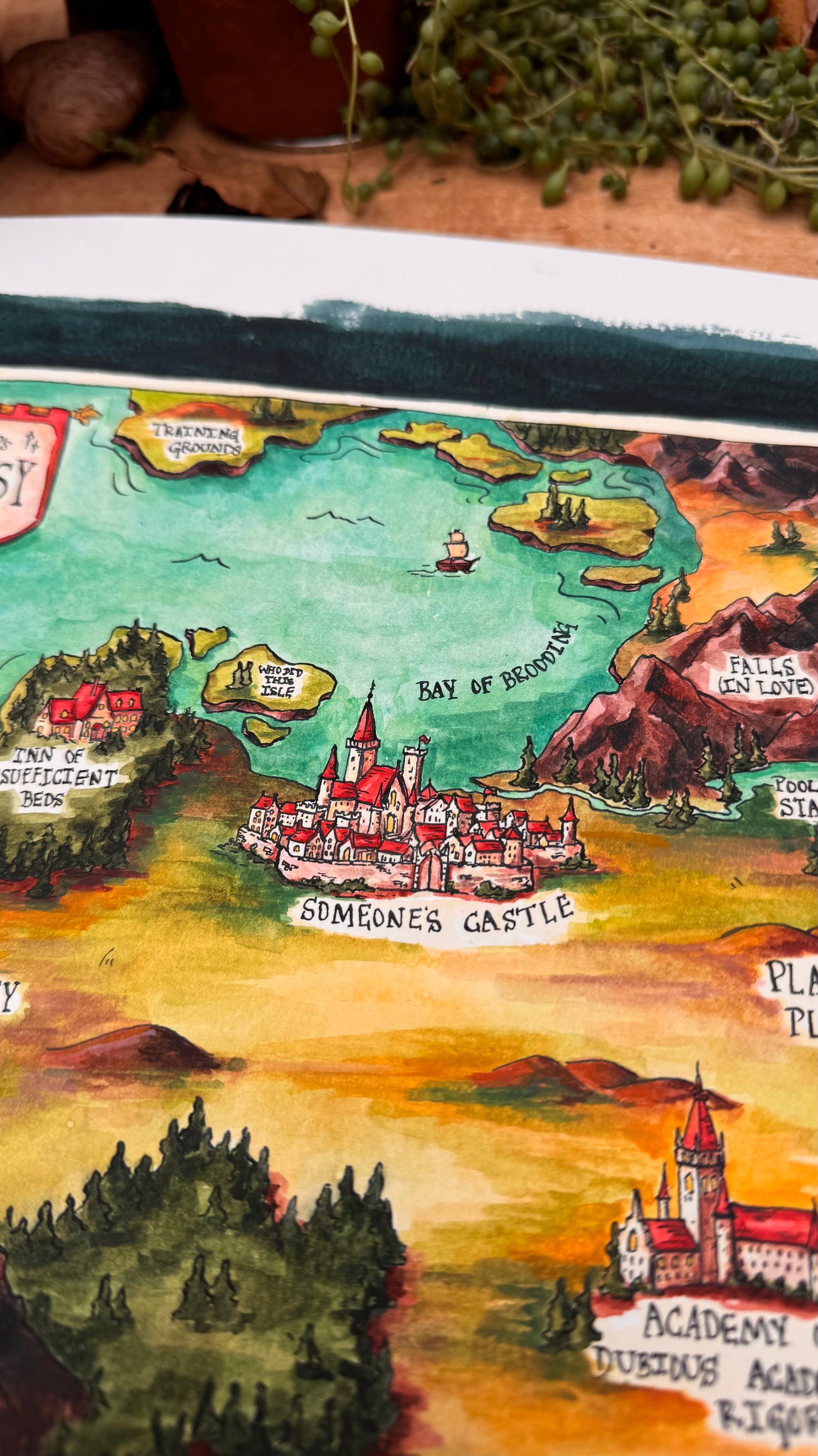 Original Dubious Map of Romantasy