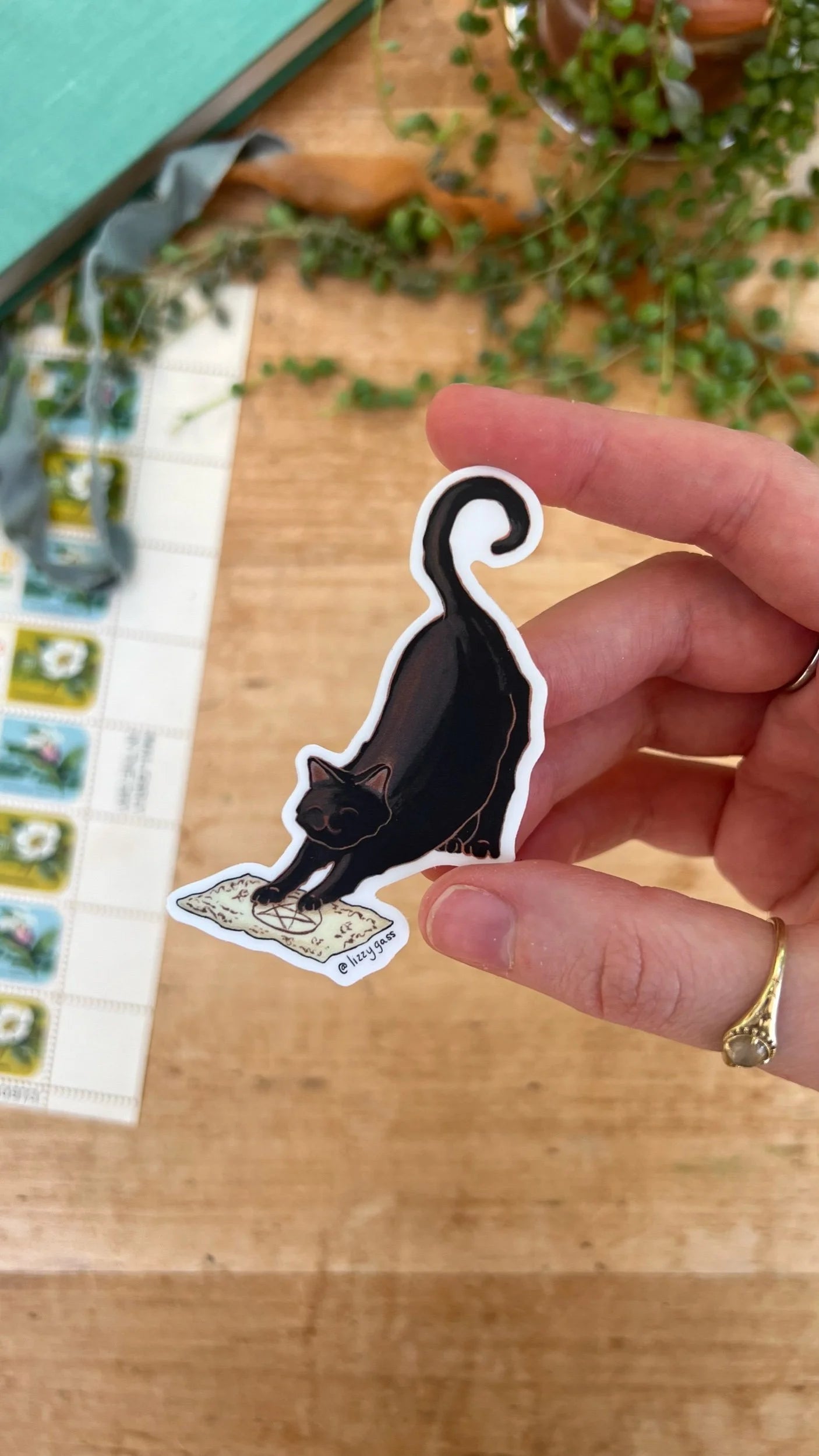 Troublemaker the Black Cat Sticker