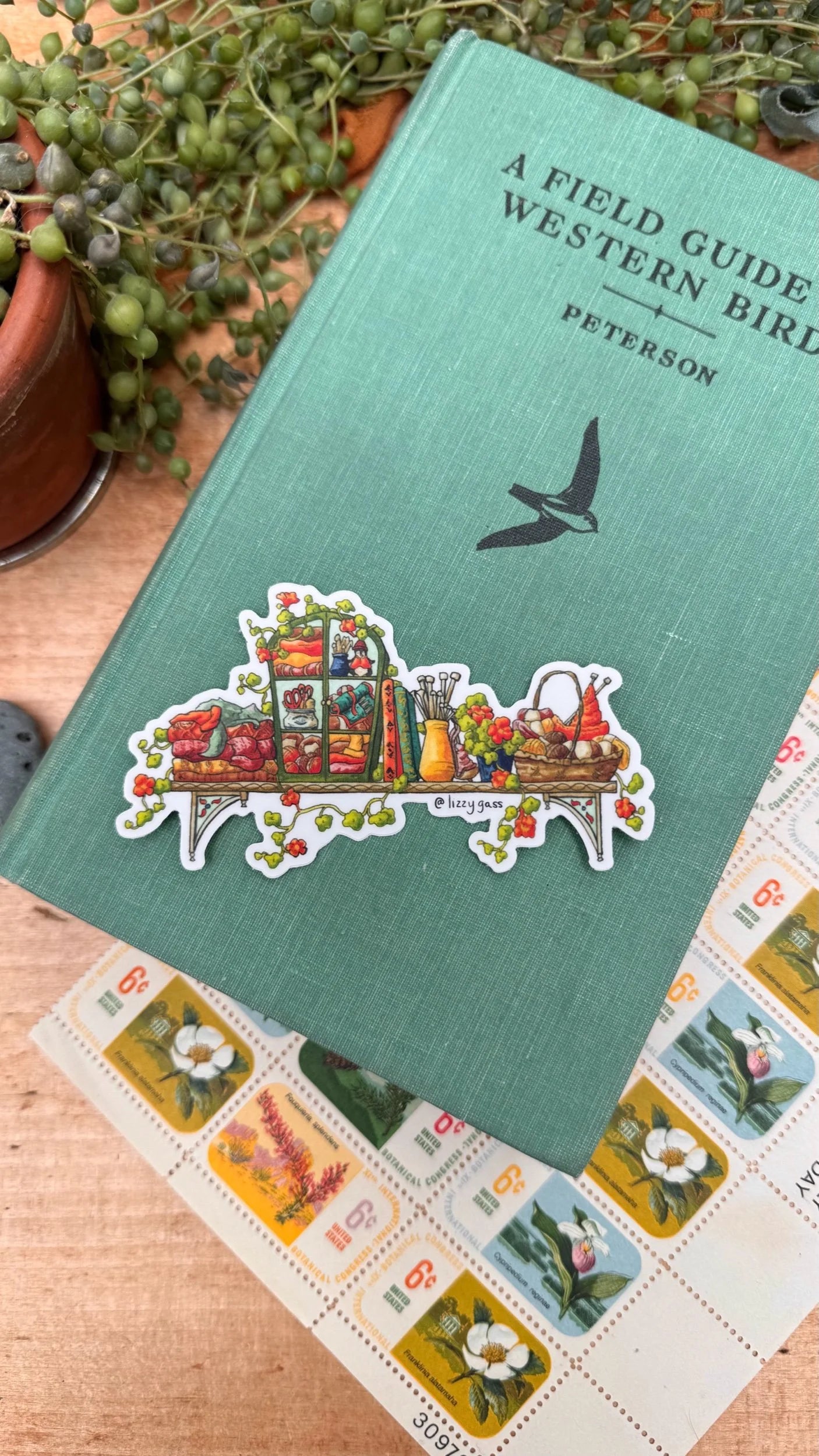 The Mini Fiber Artist's Shelf Sticker