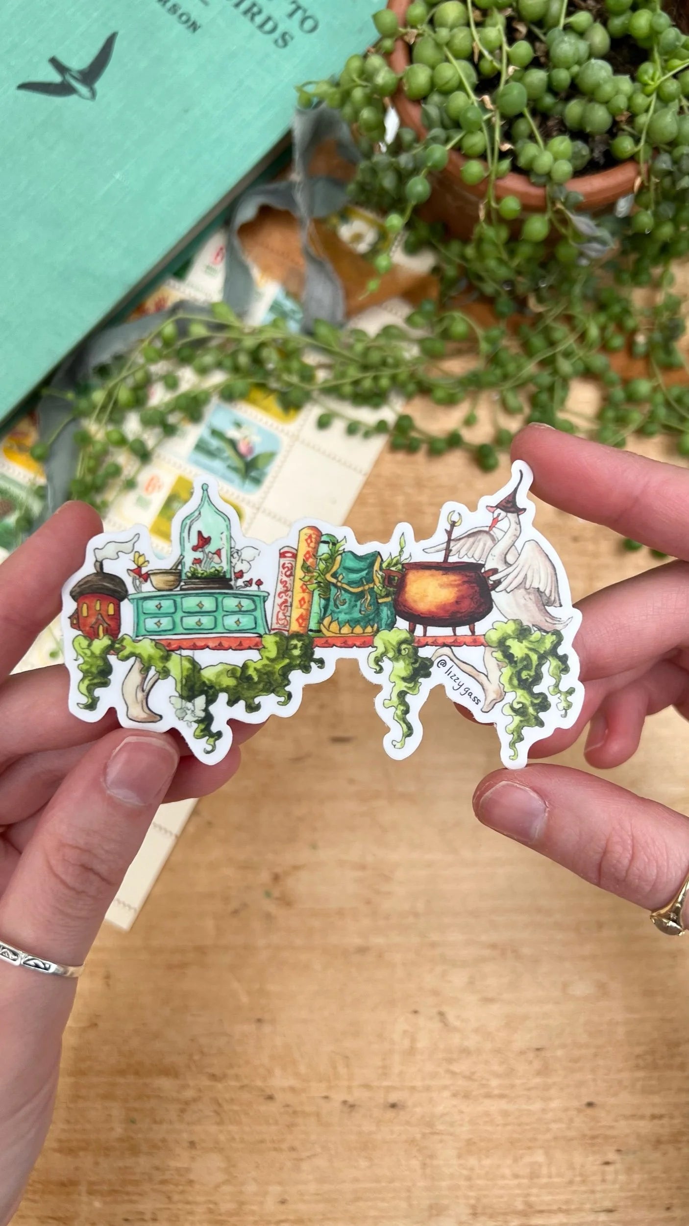 The Mini Fairy Witch's Shelf Sticker