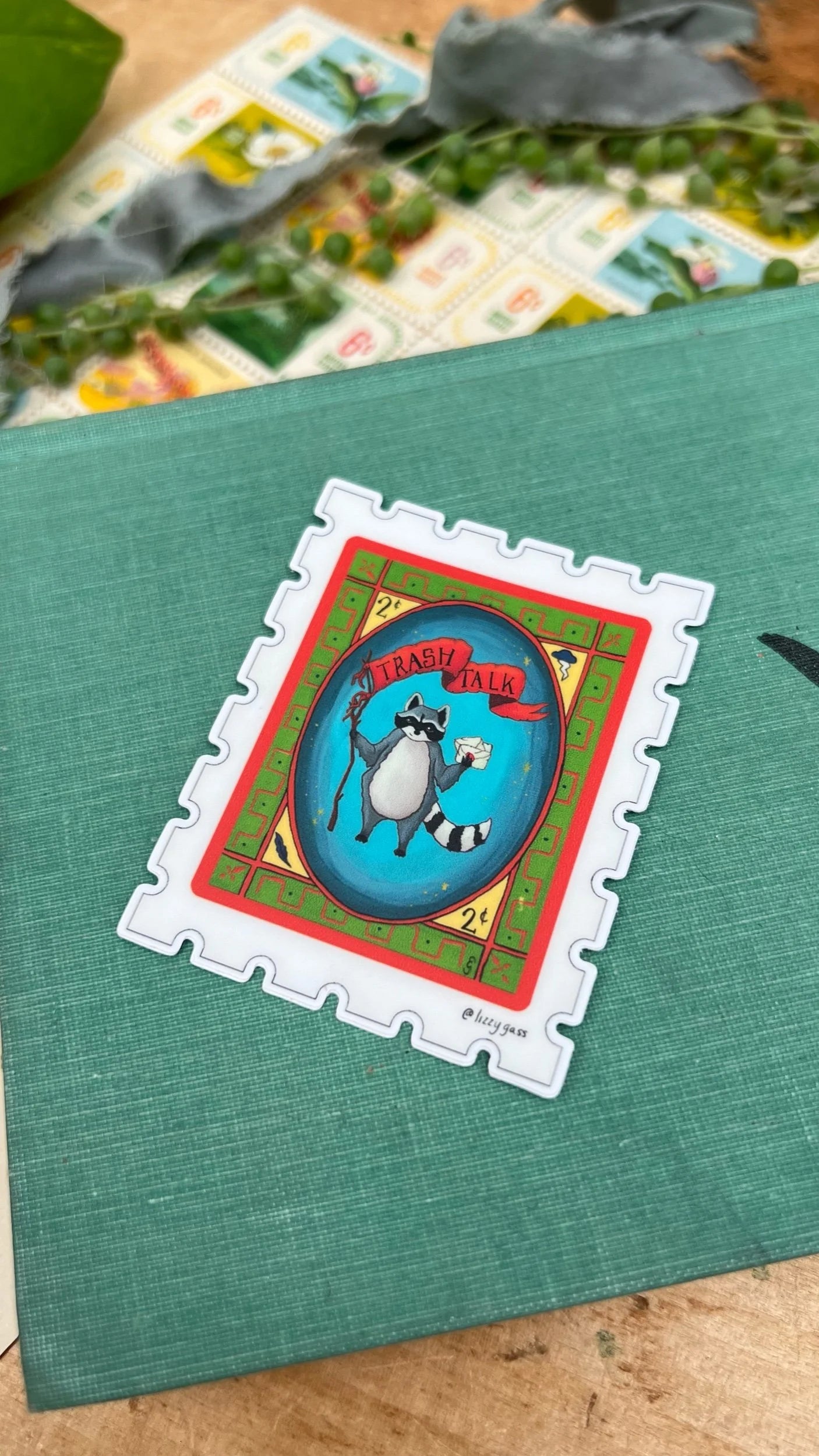 Trash Talk Stamp Sticker