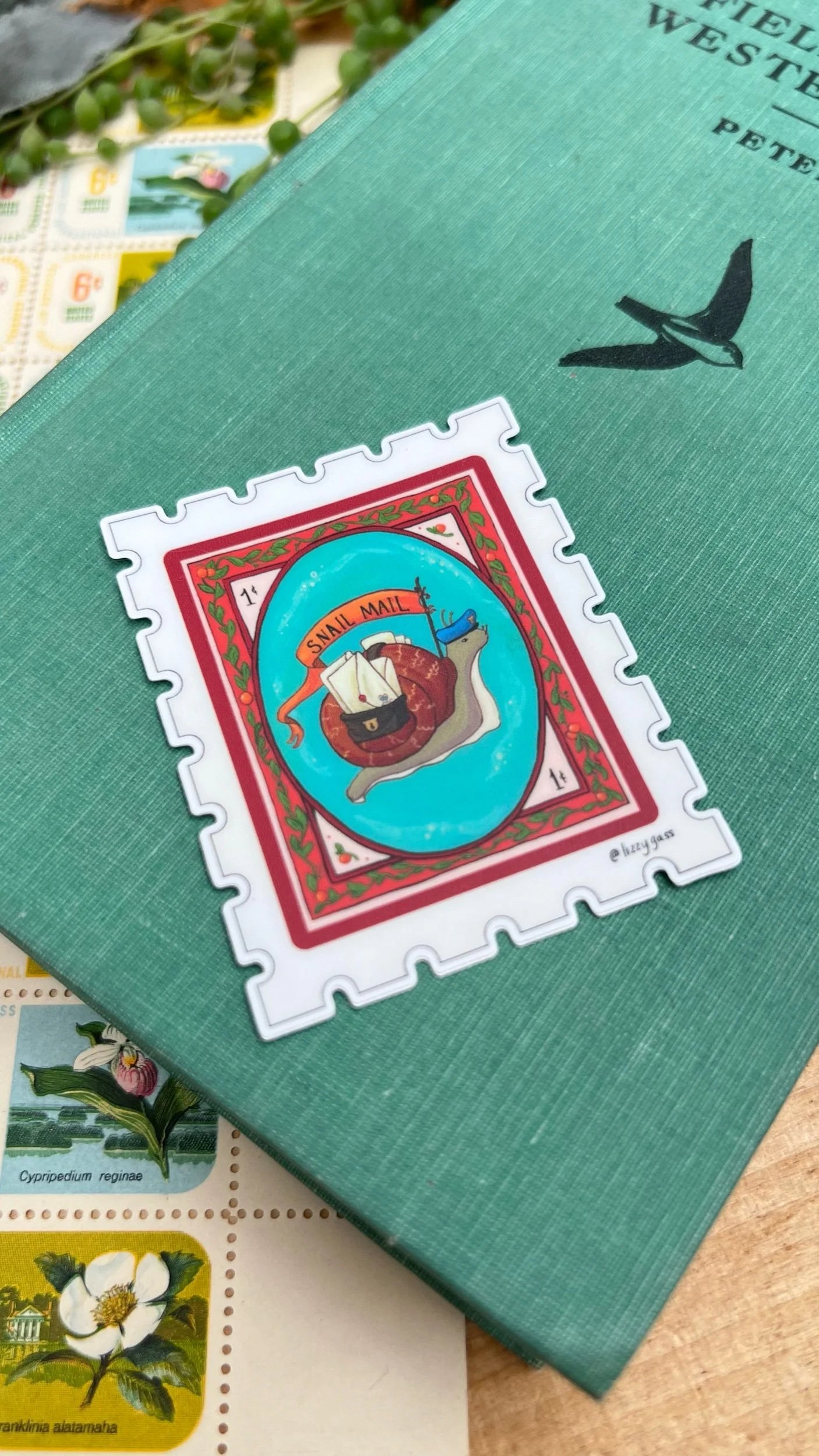 Snail Mail Stamp Sticker