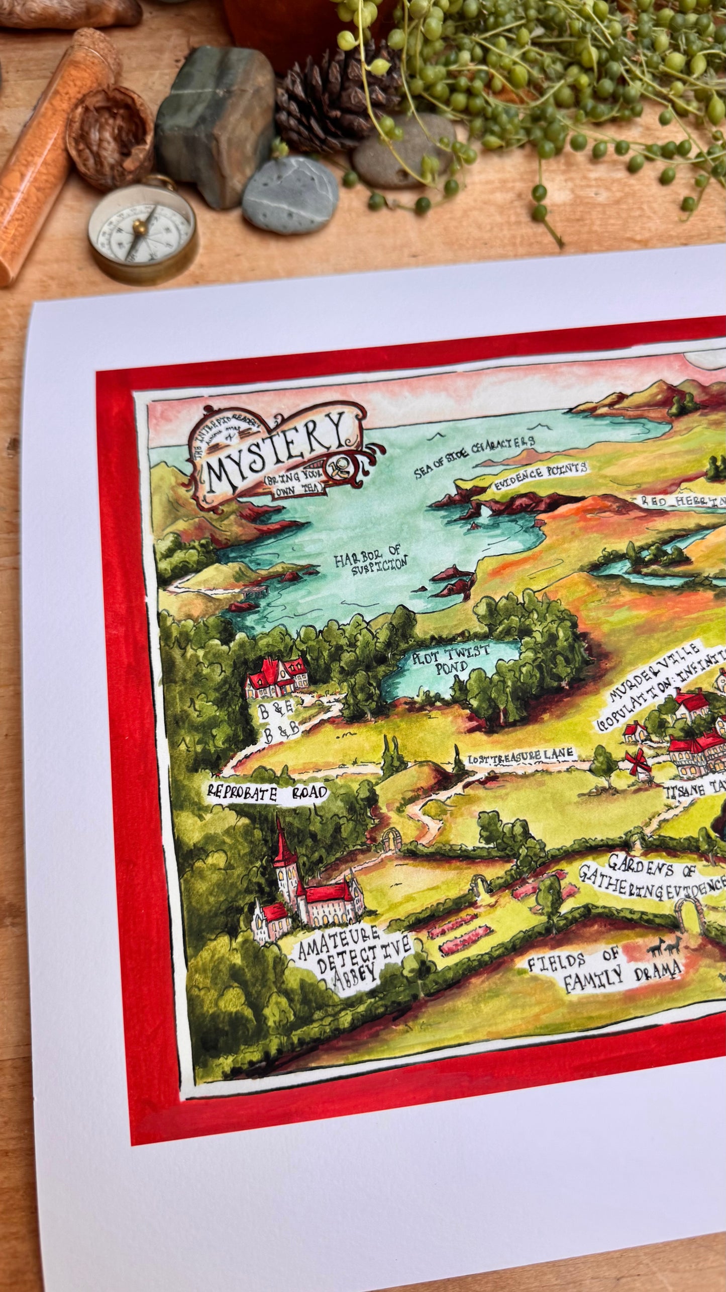 Dubious Map of Mystery Print