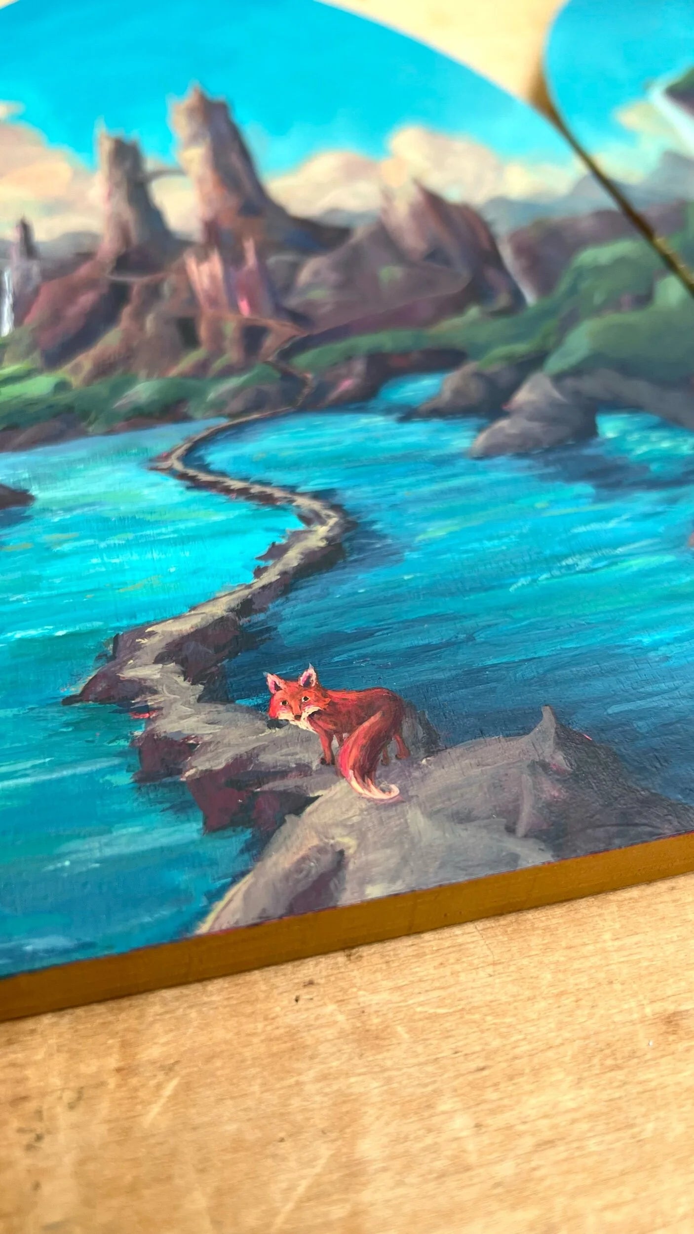Magic of Books Original Painting