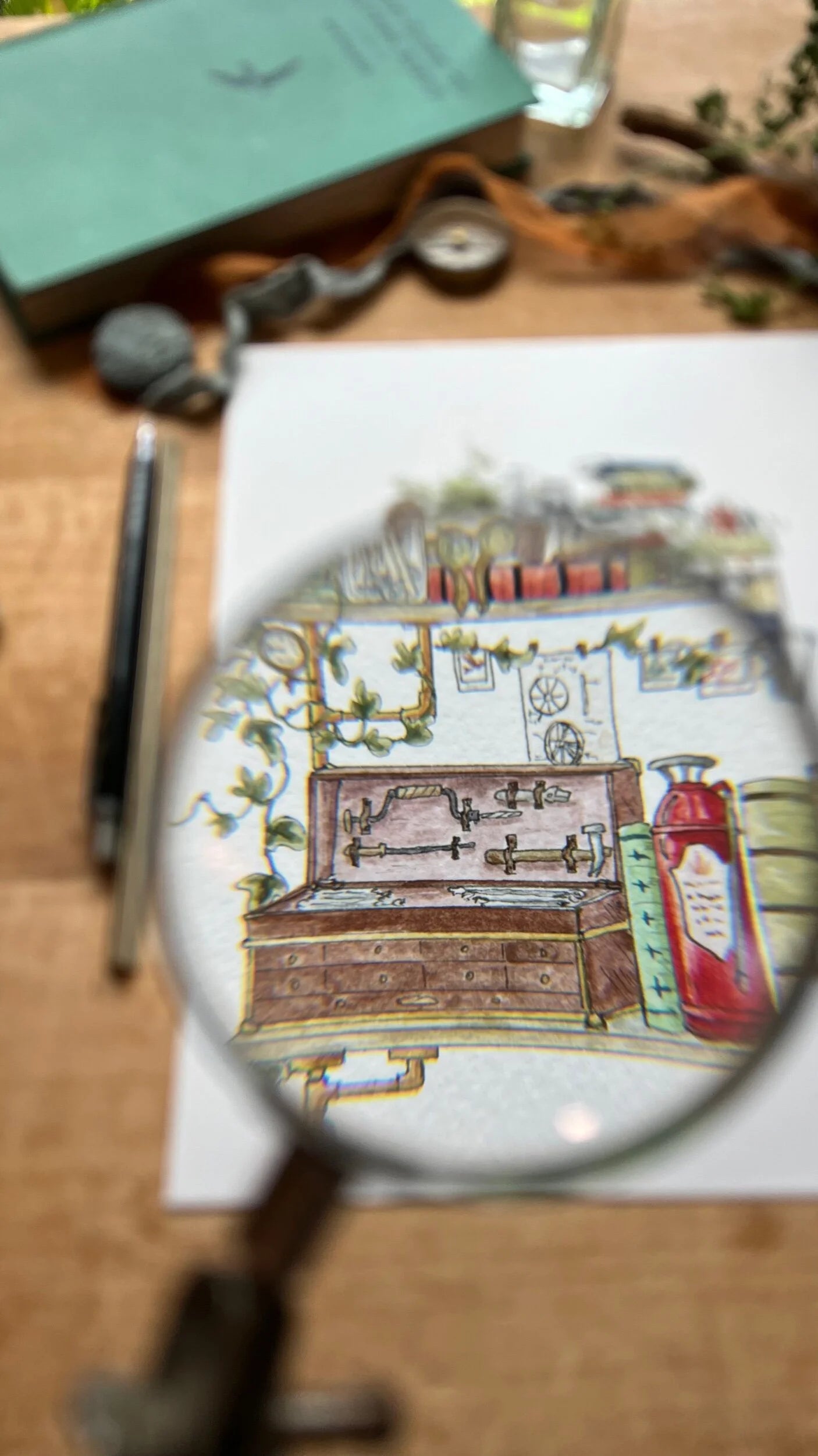 The Inventor's Shelves Giclée Print