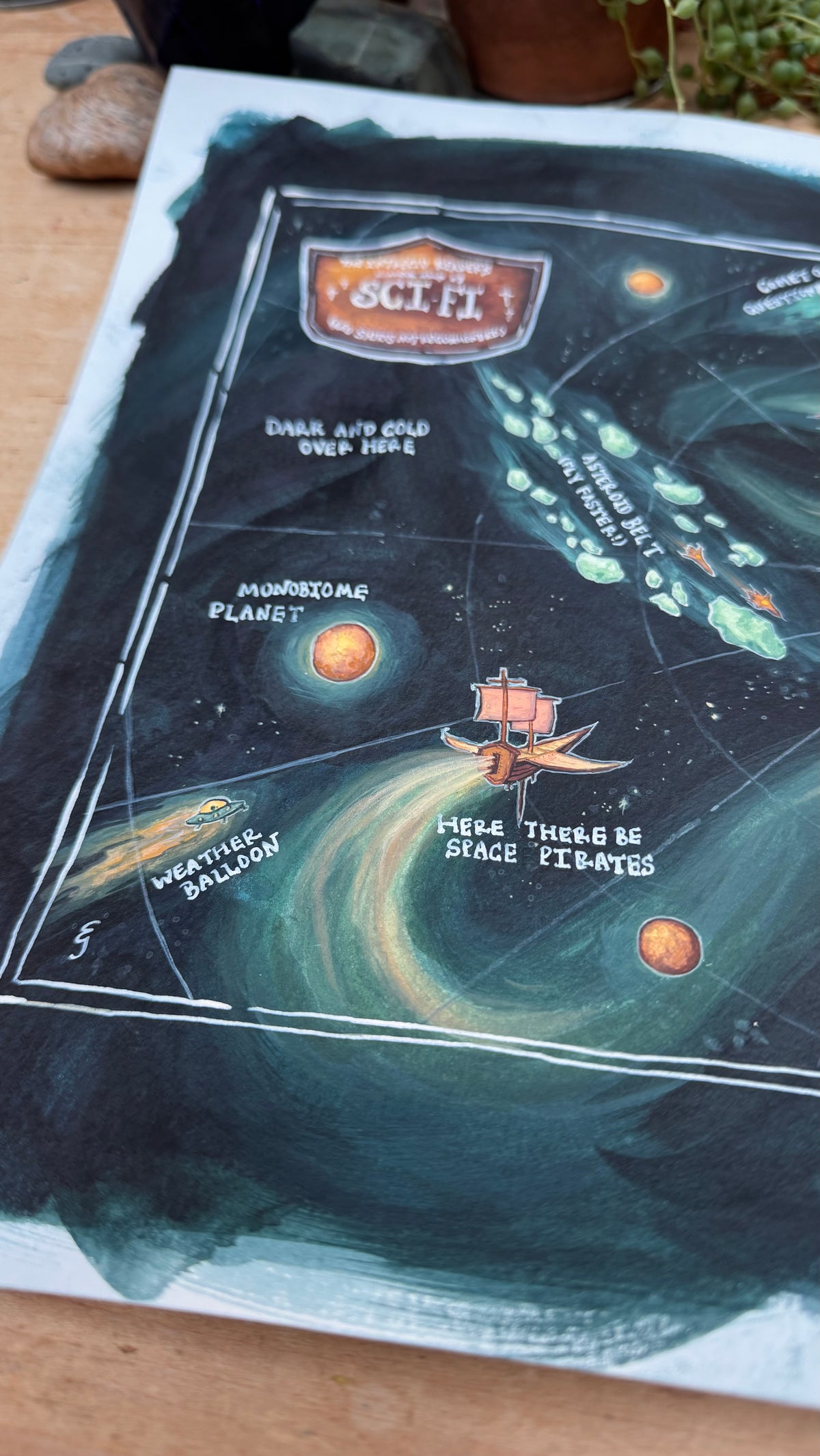 Original Dubious Map of Sci-Fi